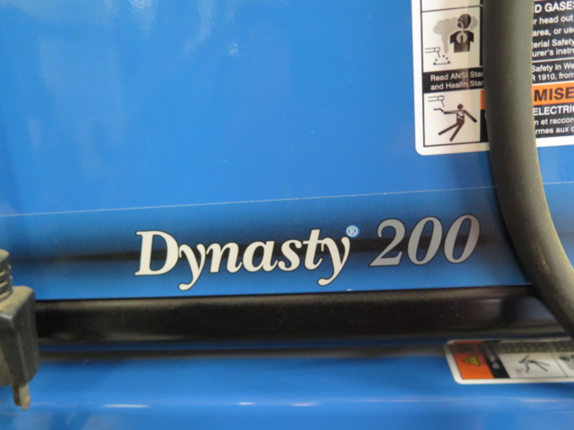 Miller Dynasty 200DX Arc Welding Source s/n ME100909L w/ Miller Coolmate-1 Cooler Cart, SOLD AS IS - Image 9 of 9