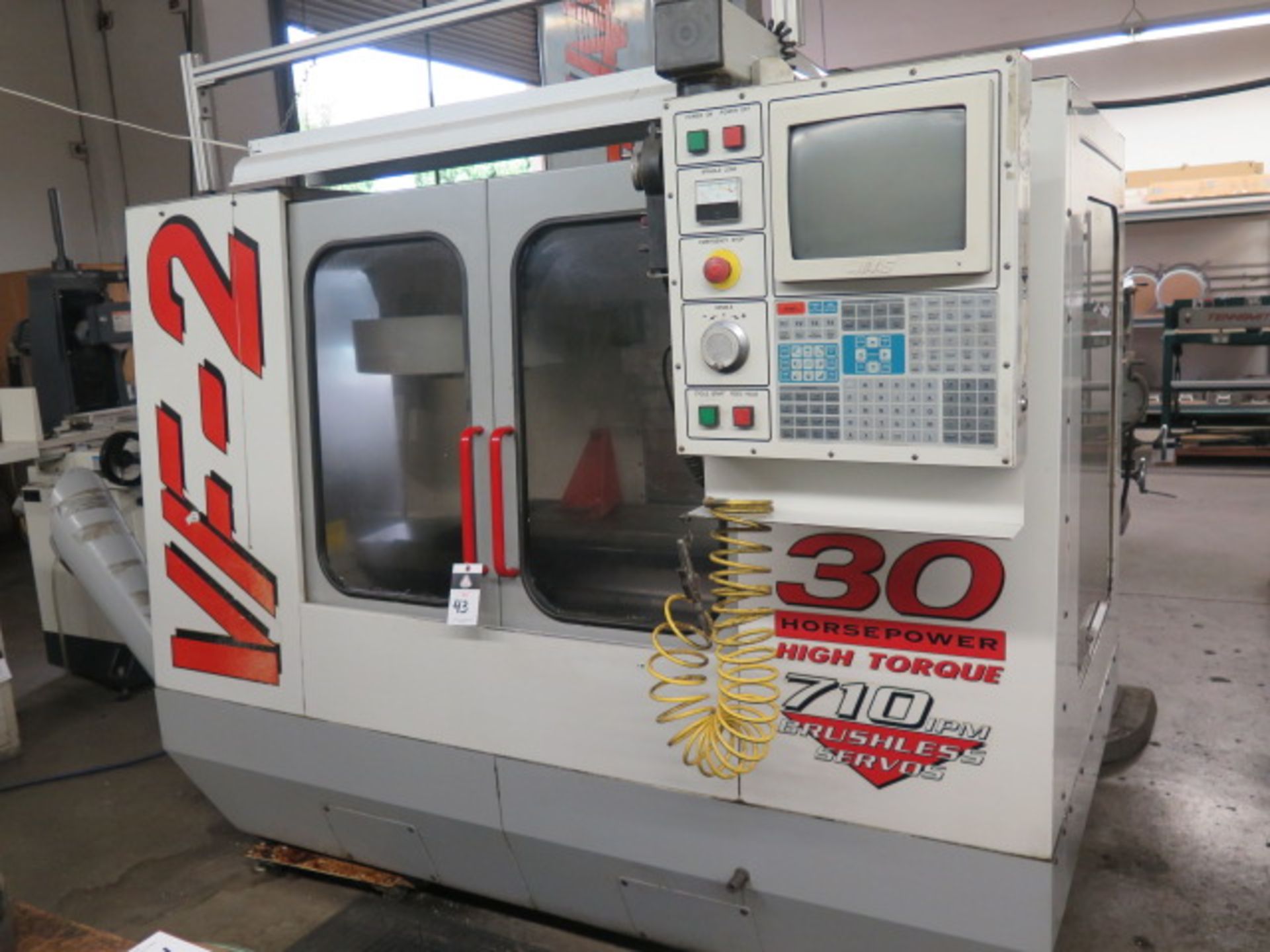 1998 Haas VF-2 CNC VMC s/n 14209 w/ Haas Controls, Hand Wheel, 20 ATC SOLD AS IS NO WARRANTY - Image 2 of 17