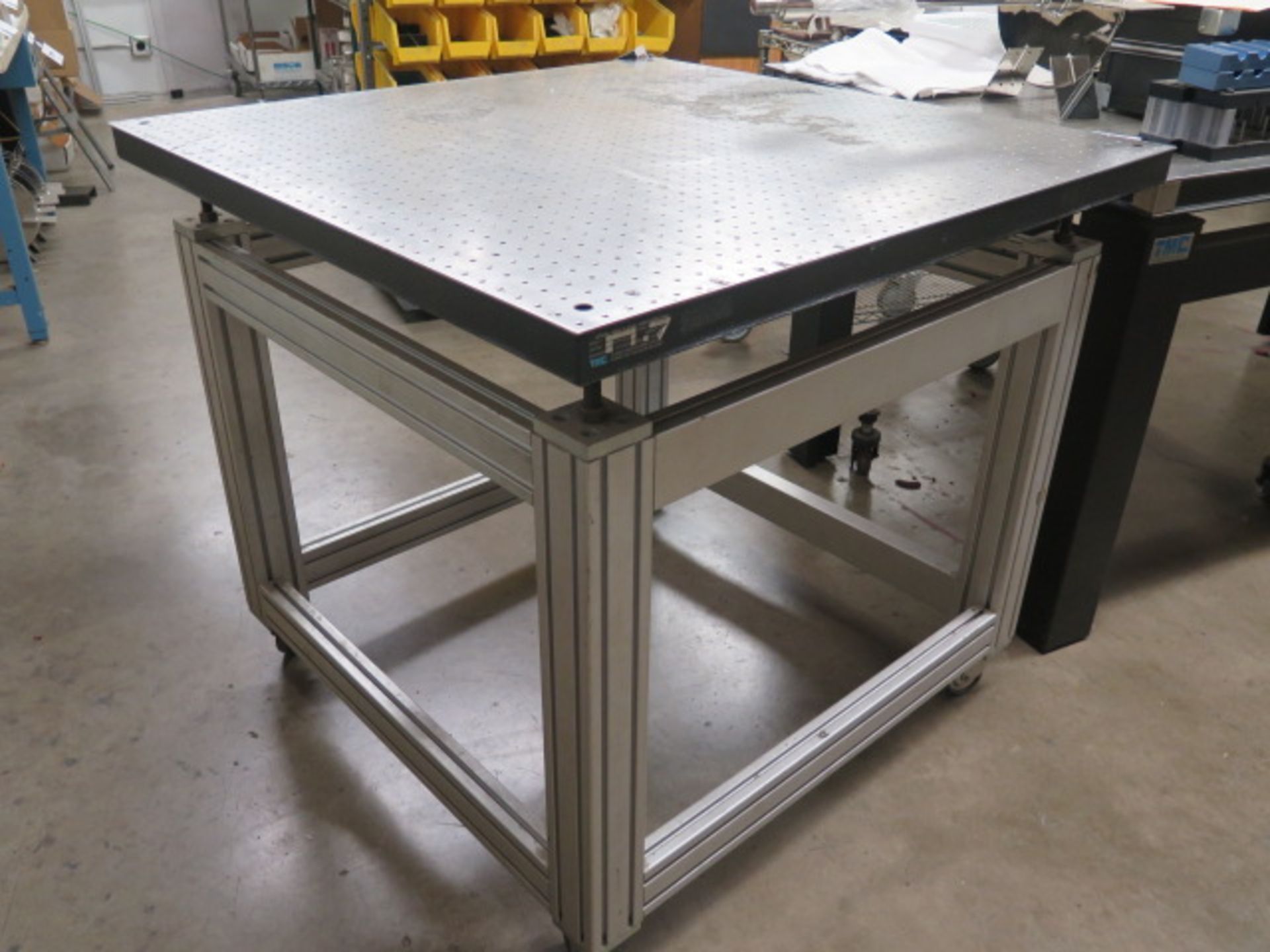 TMC 39” x 39” Honeycomb Technical Lab Test Table w/ Wheels (SOLD AS-IS - NO WARRANTY) - Image 3 of 8
