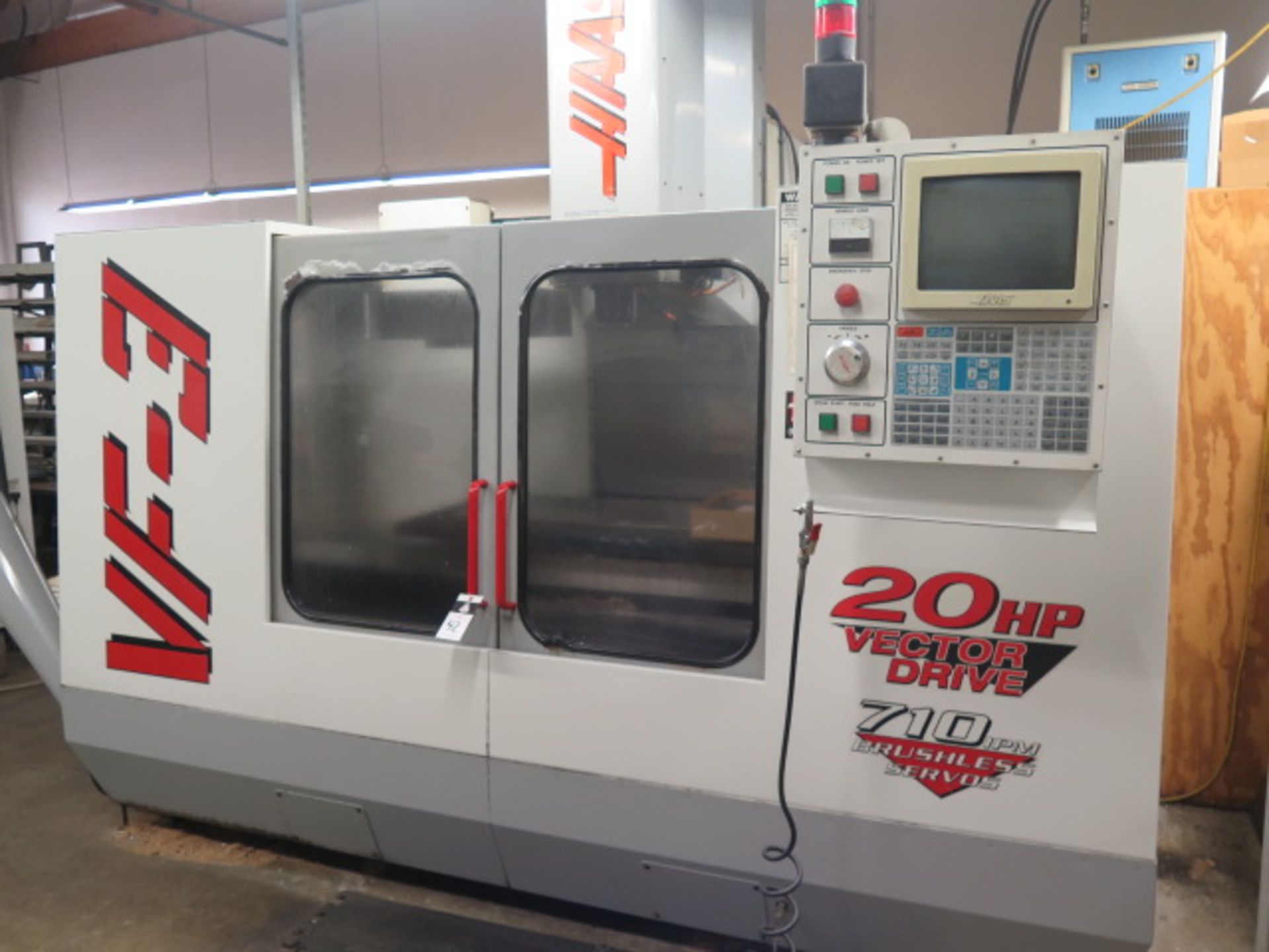 Dec-1997 Haas VF-3 4-Axis Ready CNC VMC s/n 12969 w/ Haas Controls, 20 ATC SOLD AS IS - Image 2 of 16