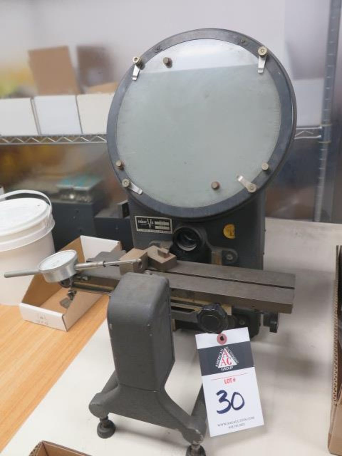 MicroVu mdl. 400 10” Table Model Optical Comparator s/n 6171 (SOLD AS-IS - NO WARRANTY)