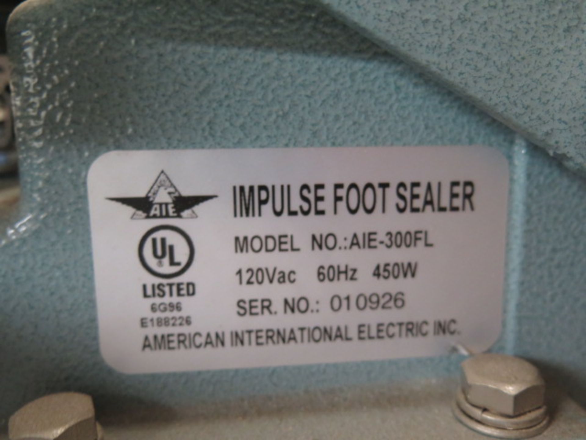 12" Impulse Bar Sealer w/ Foot Control (SOLD AS-IS - NO WARRANTY) - Image 6 of 6