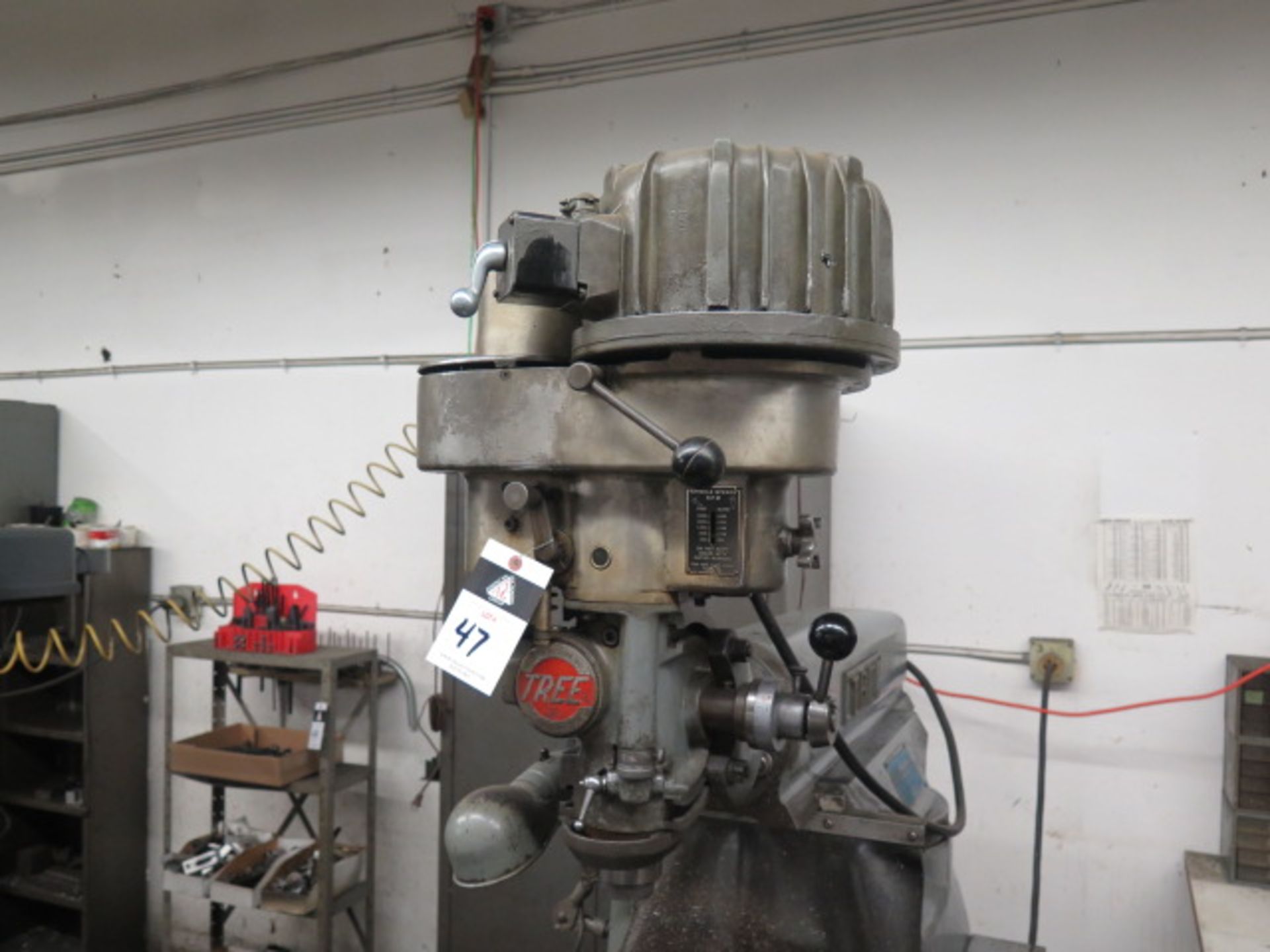 Tree 2UVR Vert Mill w/ 1.5Hp Motor, 60-3300 Dial Change RPM, Colleted Spindle, PF, SOLD AS IS - Image 3 of 8