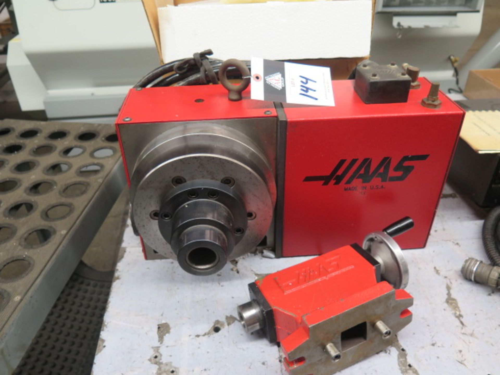 Haas HRT-210 4th Axis Rotary Head s/n 213485 w/ Haas Servo Controller and 5C Adaptor SOLD AS-IS