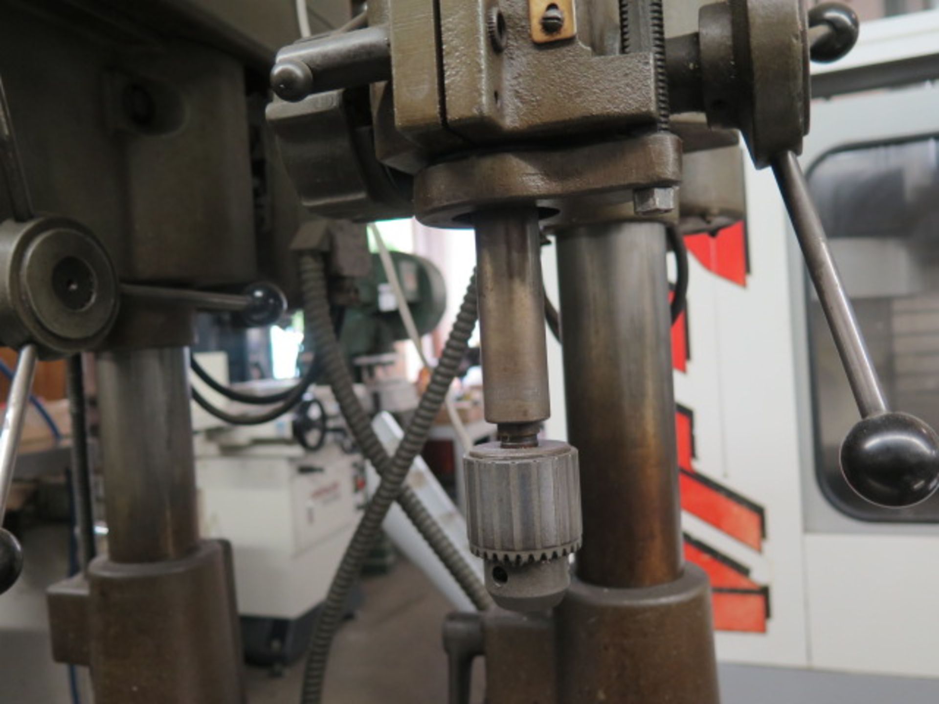 Clausing 2-Head Gang Drill Press w/ mdl’s 1666 and 1687 Var Spd Heads, 500-4000 Dial, SOL AS IS - Image 4 of 5