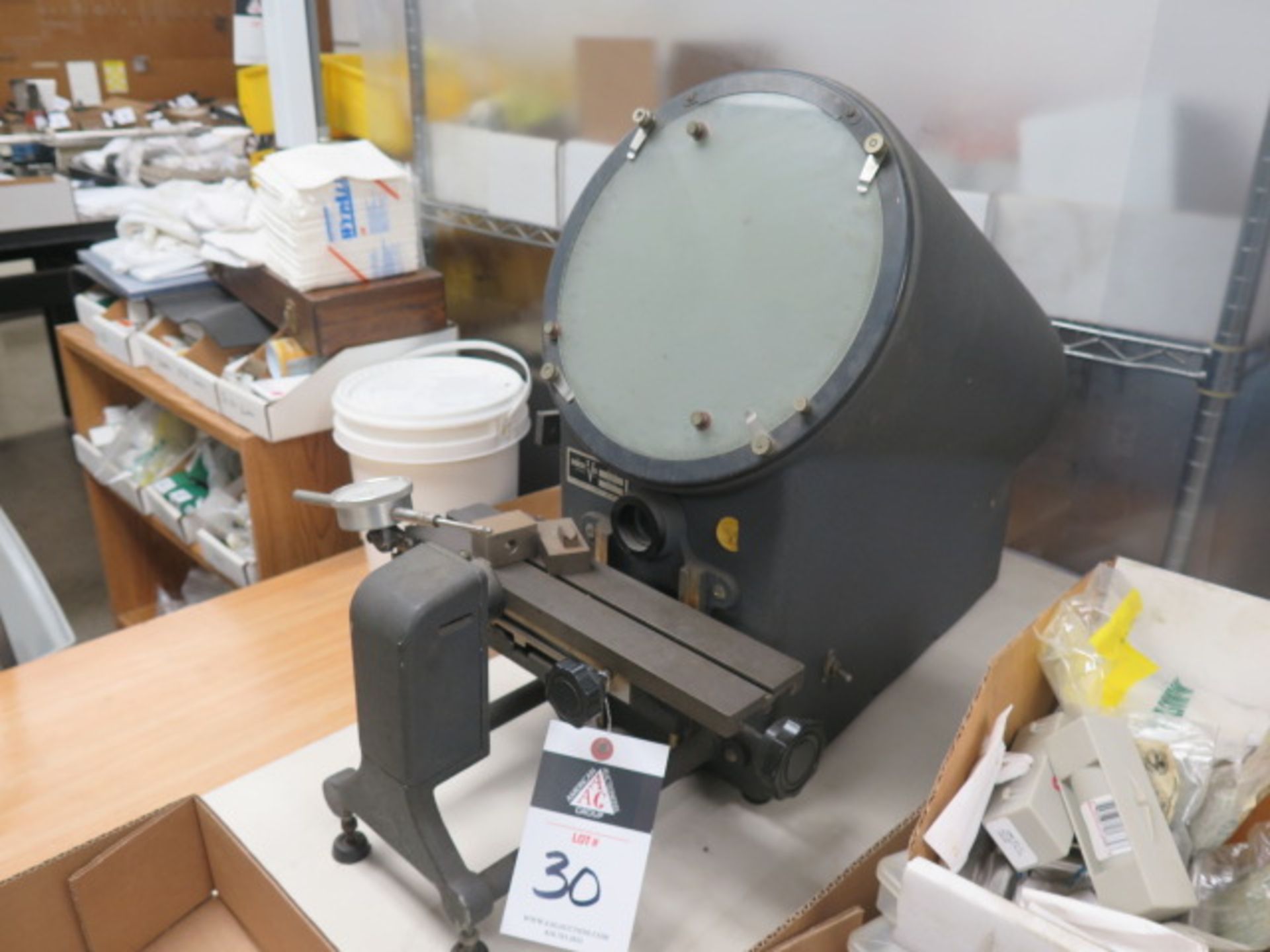 MicroVu mdl. 400 10” Table Model Optical Comparator s/n 6171 (SOLD AS-IS - NO WARRANTY) - Image 2 of 7