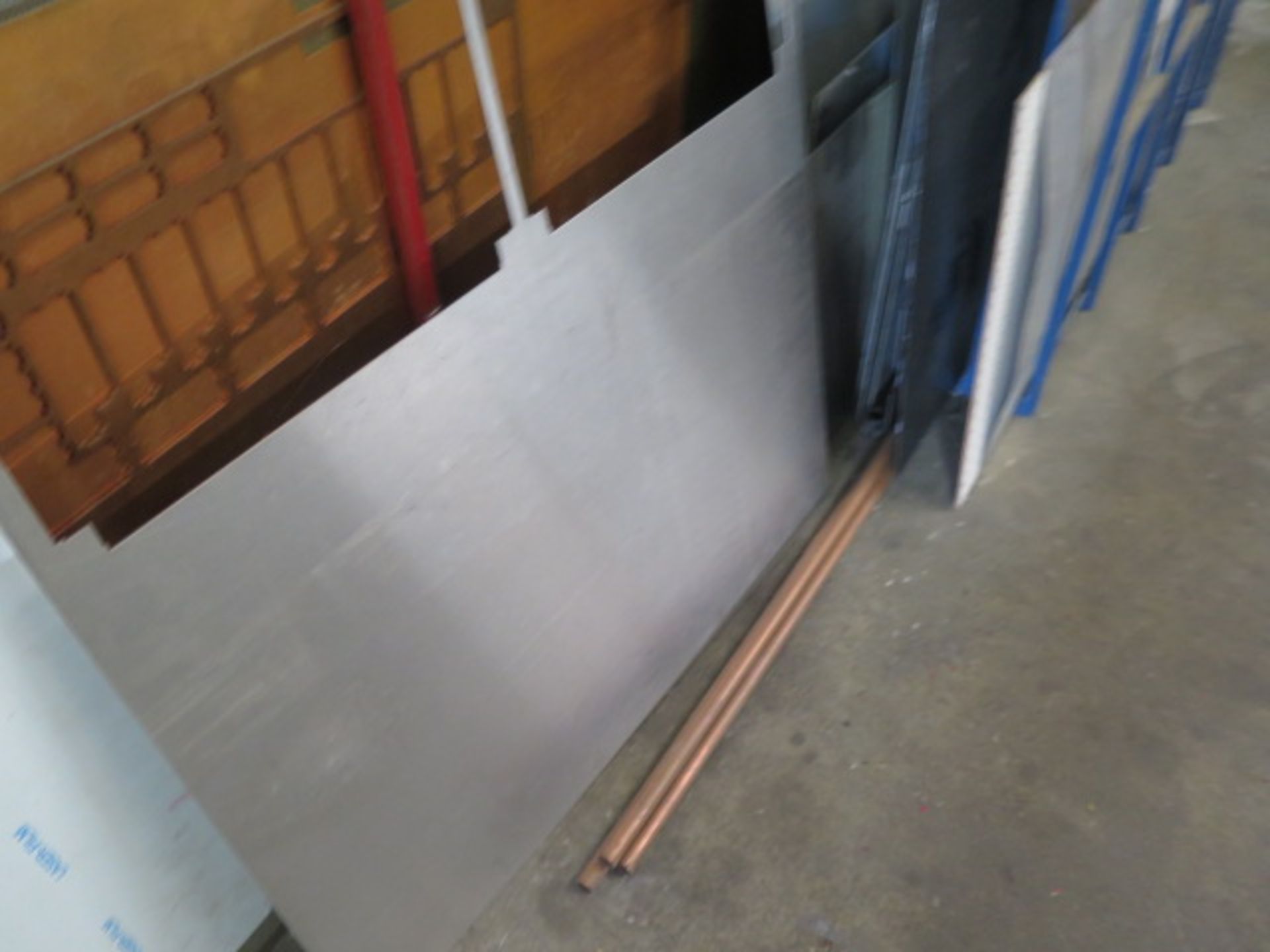 Aluminum, Copper,v Stainless and Cold Roll Sheet Stock w/ Rack (SOLD AS-IS - NO WARRANTY) - Image 7 of 8