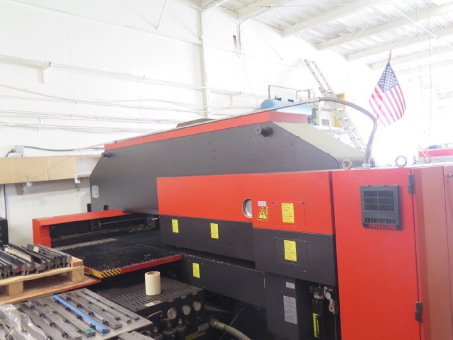 1998 Amada VIPROS 255 20 Ton - 31-Station CNC Turret Punch s/n AVP55144 w/ Fanuc 18-P, SOLD AS IS - Image 10 of 17