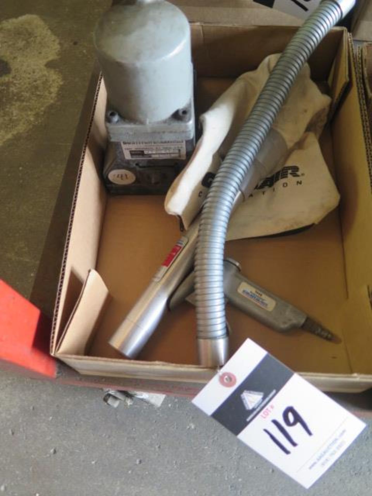 Pneumatic Vacuum and Box Stapler (SOLD AS-IS - NO WARRANTY)