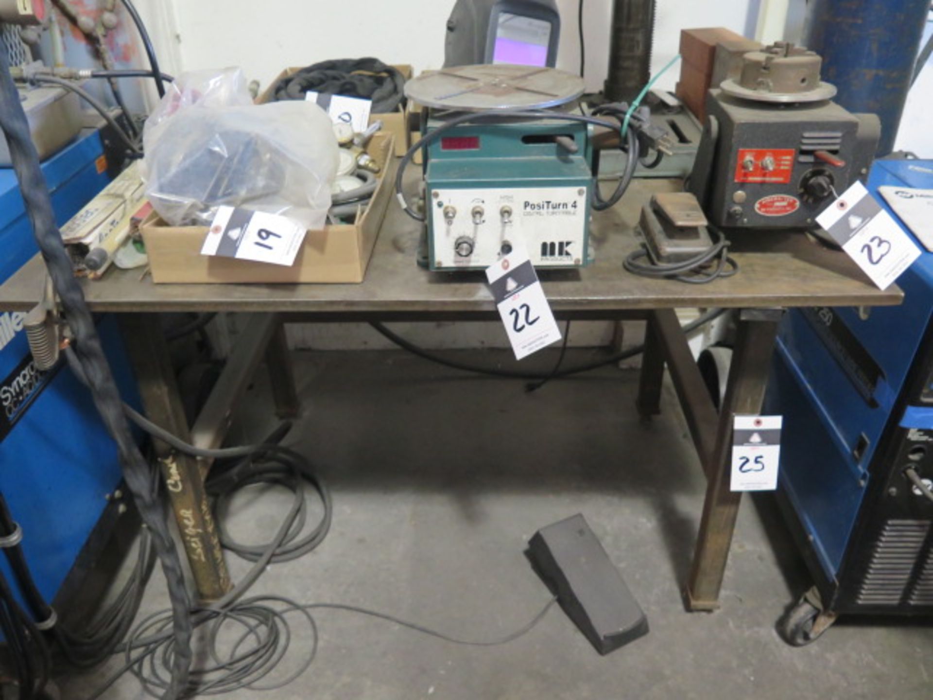 Steel Welding Table (SOLD AS-IS - NO WARRANTY)