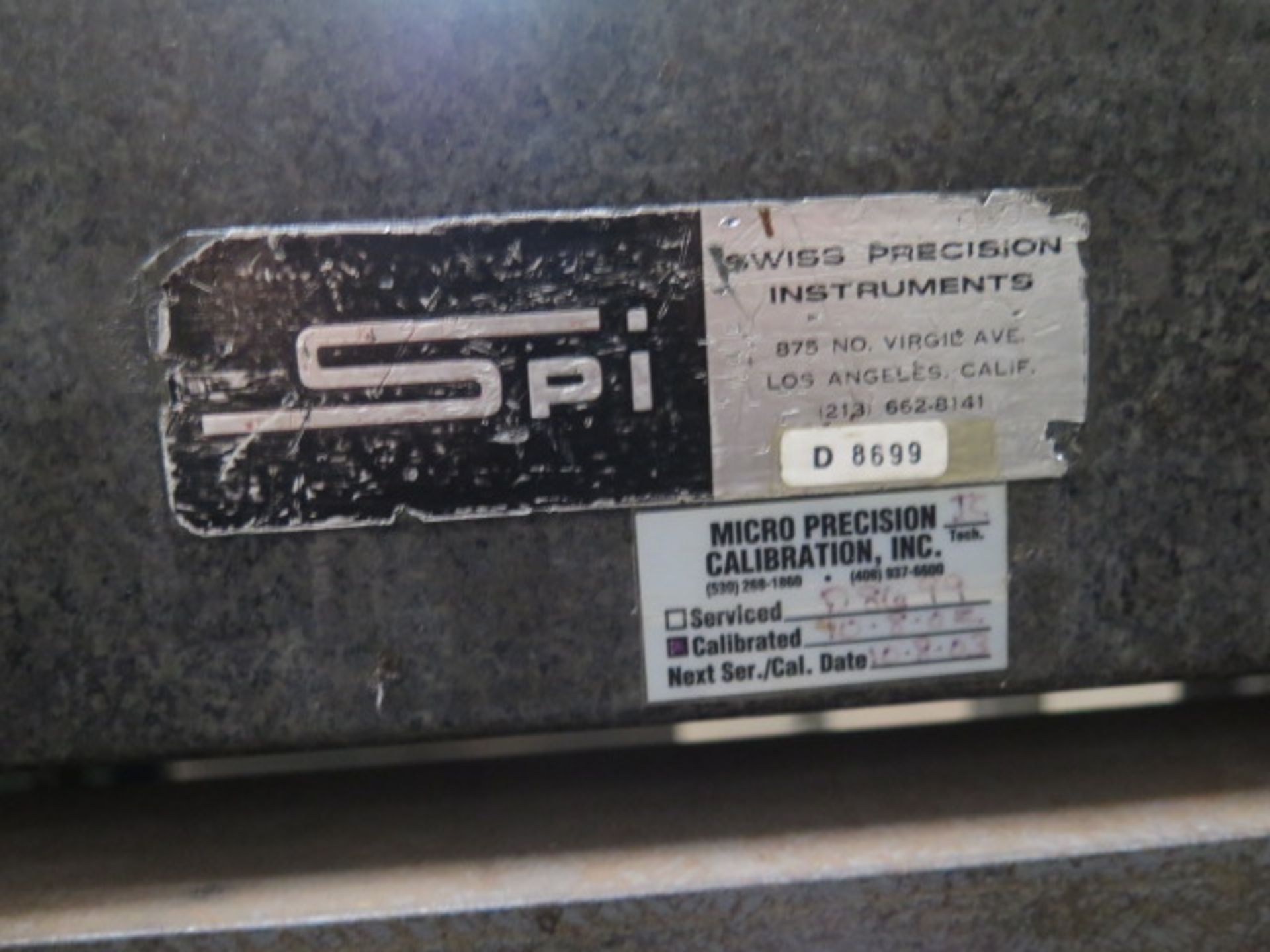 SPI 24" x 36" x 5" Granite Surface Plate w/ Roll Stand (SOLD AS-IS - NO WARRANTY) - Image 3 of 3