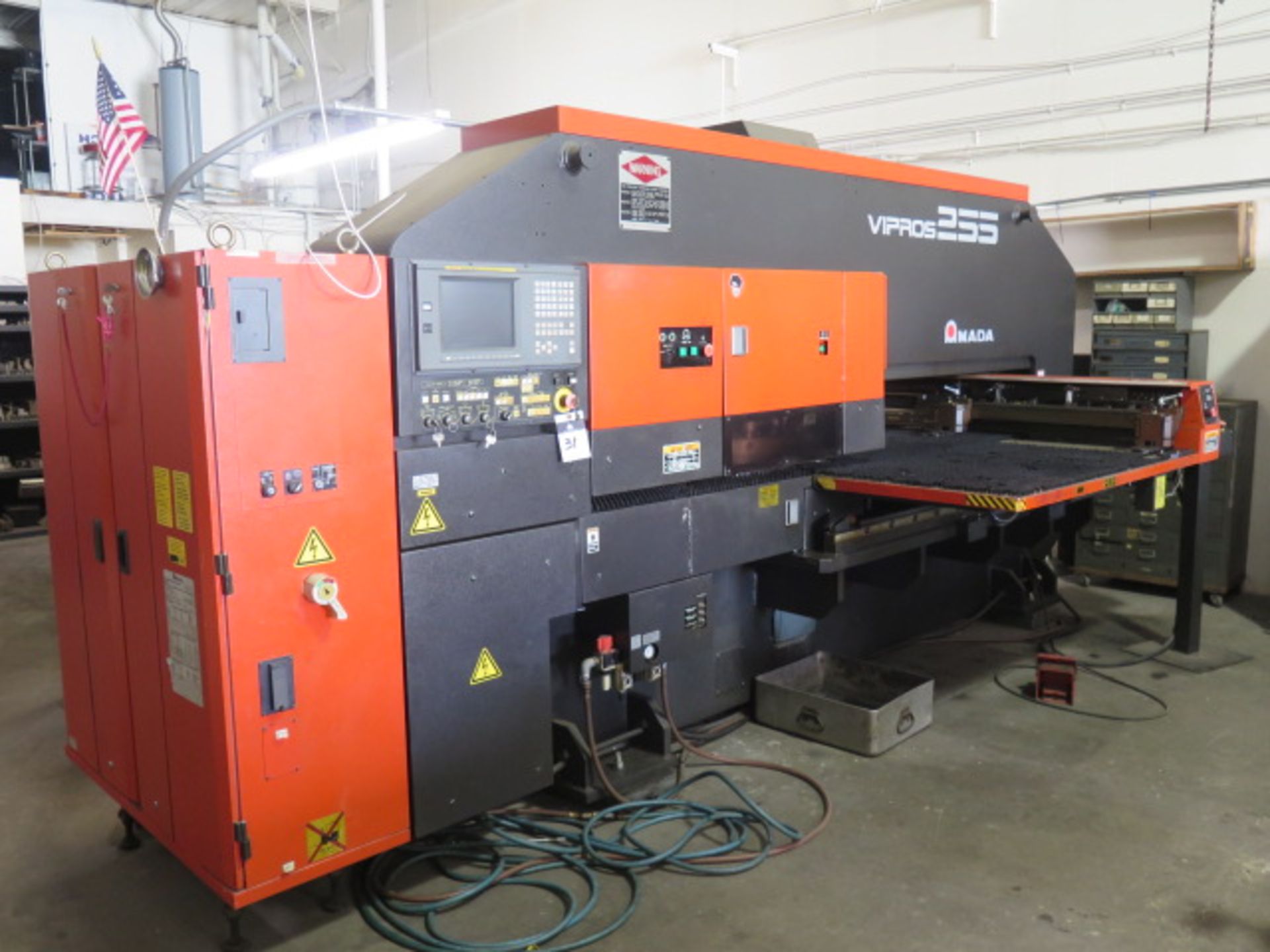 1998 Amada VIPROS 255 20 Ton - 31-Station CNC Turret Punch s/n AVP55144 w/ Fanuc 18-P, SOLD AS IS - Image 2 of 17