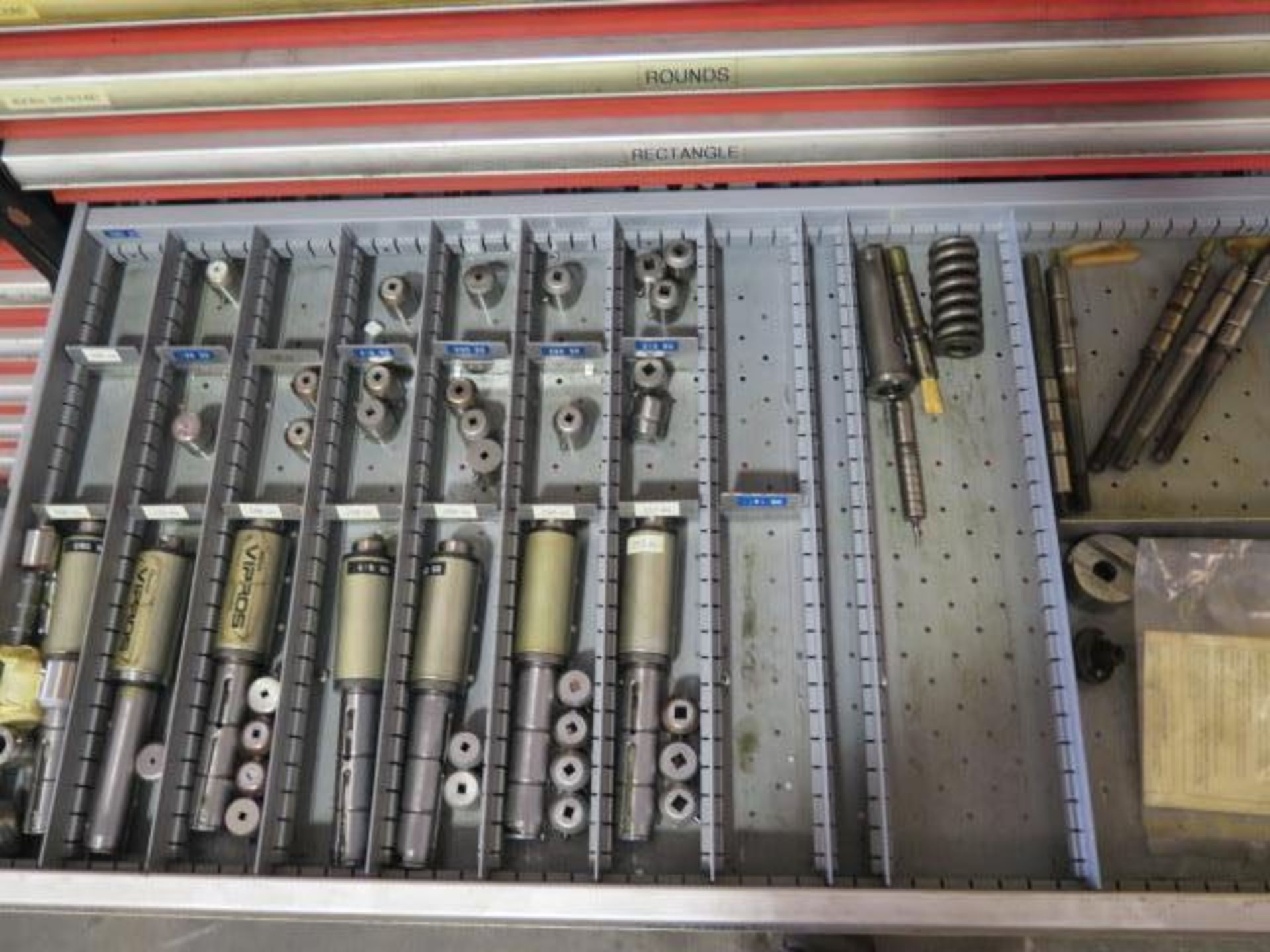 Punch Press Tooling w/ Lista 11-Drawer Tooling Cabinet (SOLD AS-IS - NO WARRANTY) - Image 6 of 8