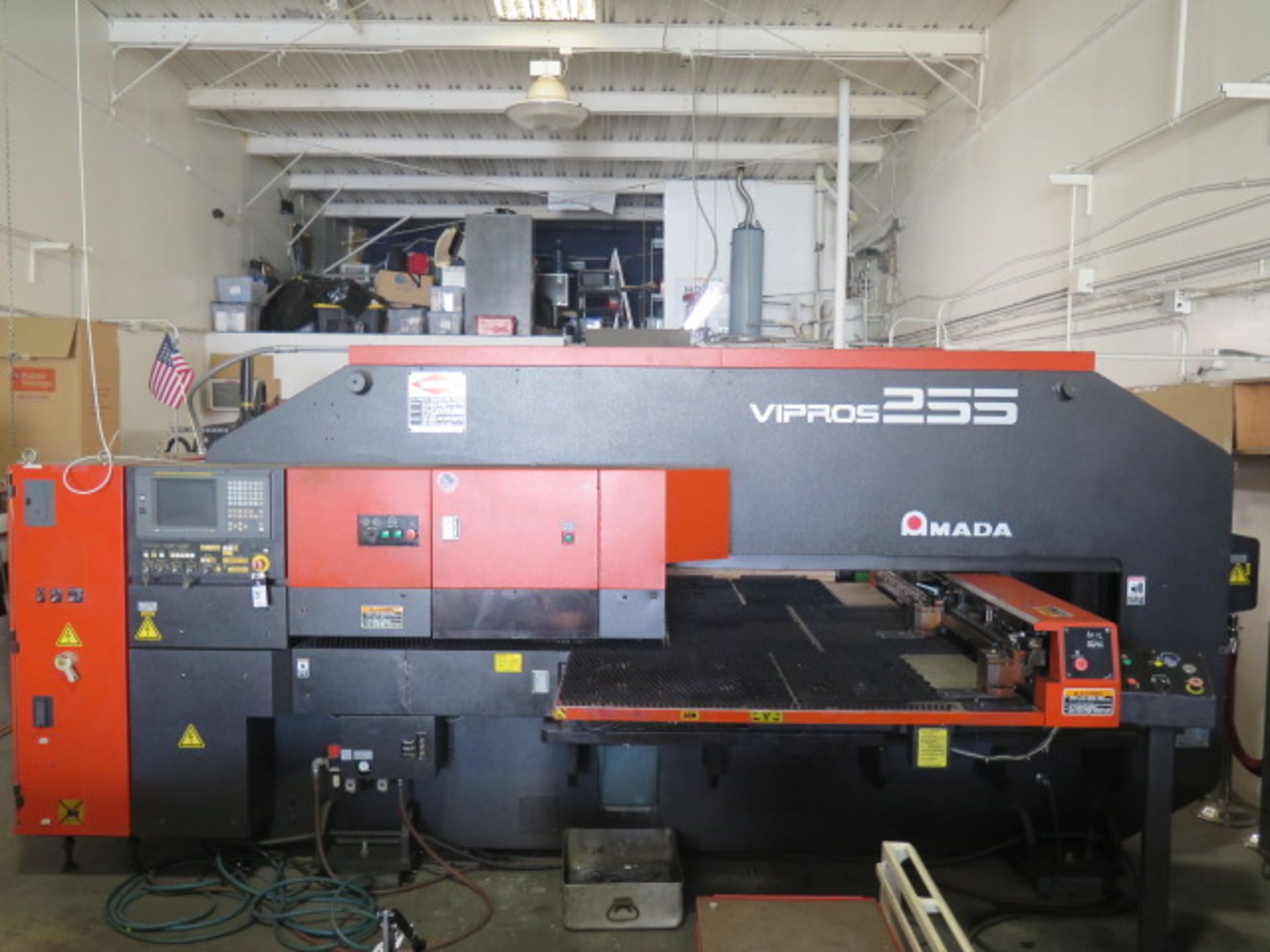 1998 Amada VIPROS 255 20 Ton - 31-Station CNC Turret Punch s/n AVP55144 w/ Fanuc 18-P, SOLD AS IS - Image 3 of 17