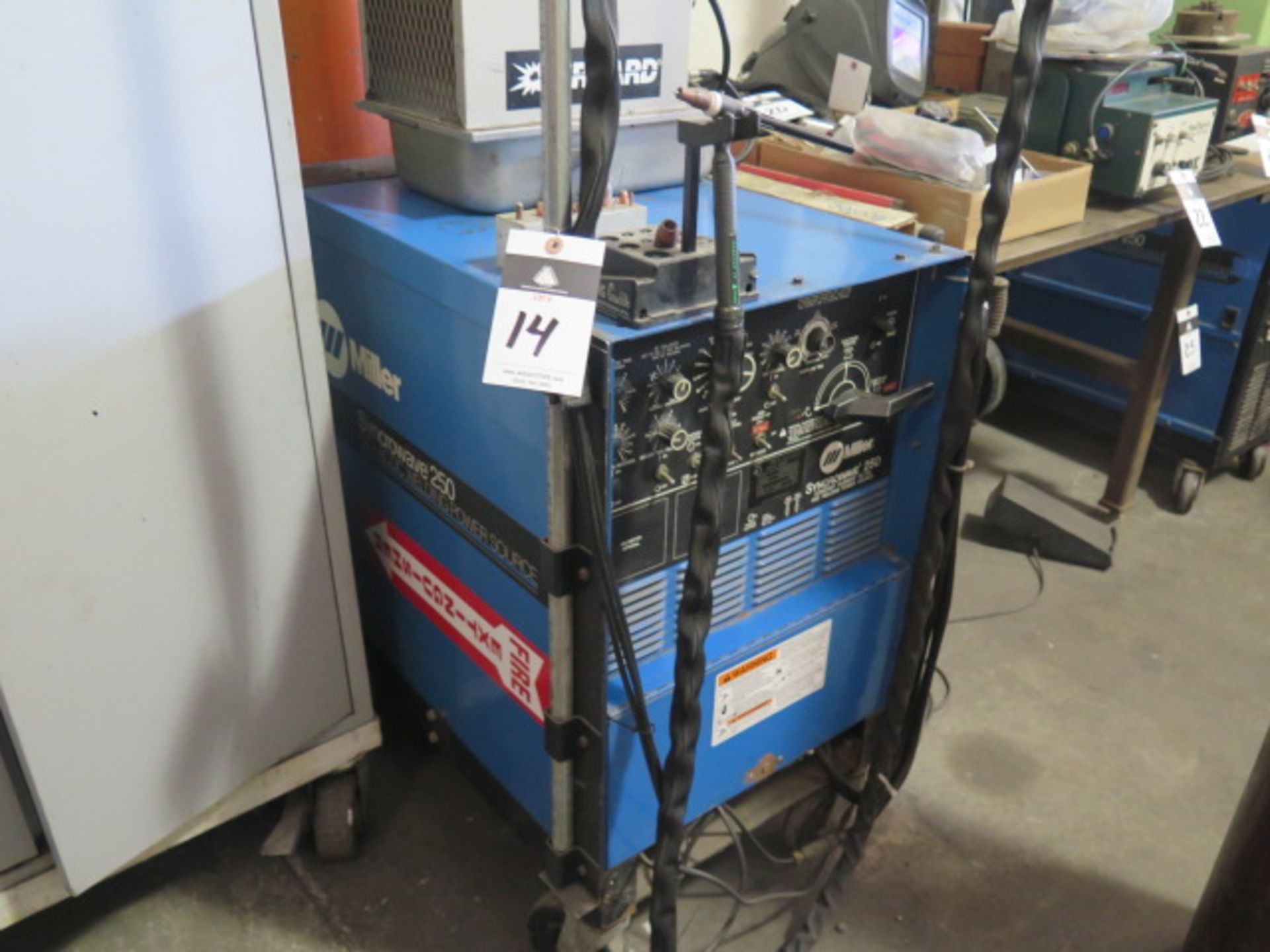 Miller Syncrowave 250 CC-AC/DC Arc Welding Power Source s/n KC199433 w/ Bernard Cooler (SOLD AS-IS - - Image 2 of 7