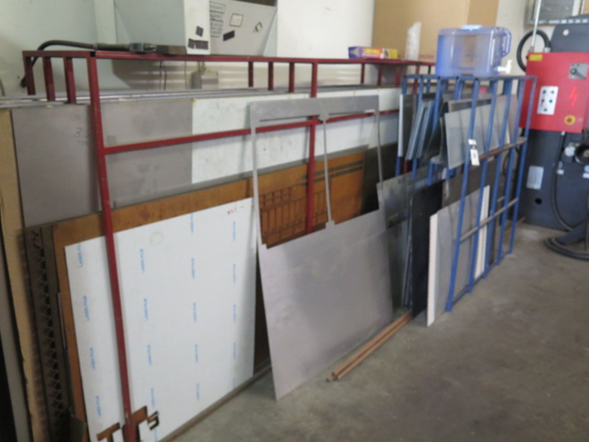 Aluminum, Copper,v Stainless and Cold Roll Sheet Stock w/ Rack (SOLD AS-IS - NO WARRANTY) - Image 8 of 8