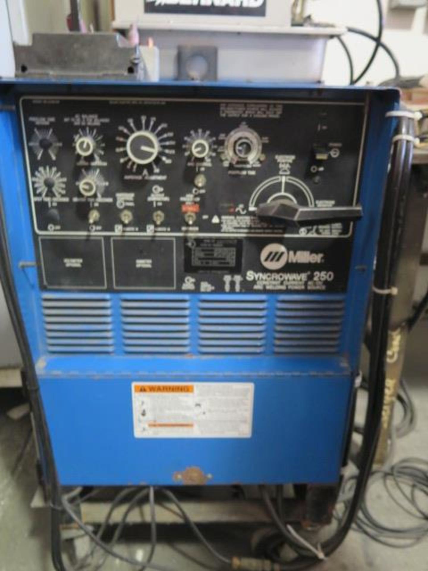 Miller Syncrowave 250 CC-AC/DC Arc Welding Power Source s/n KC199433 w/ Bernard Cooler (SOLD AS-IS - - Image 3 of 7