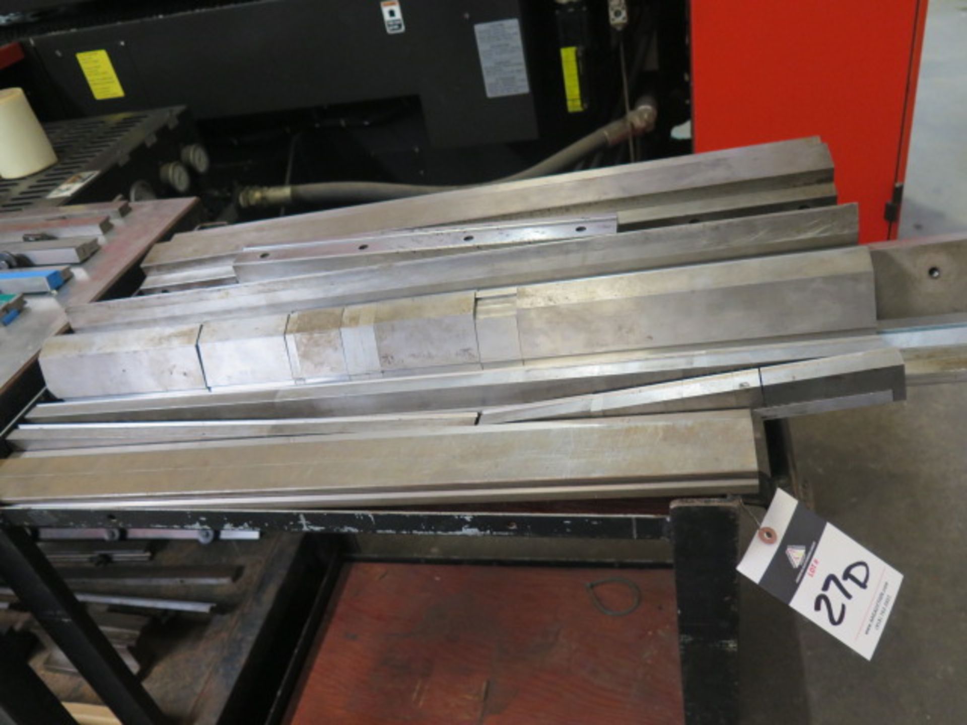 Press Brake Tooling w/ Cart (SOLD AS-IS - NO WARRANTY)