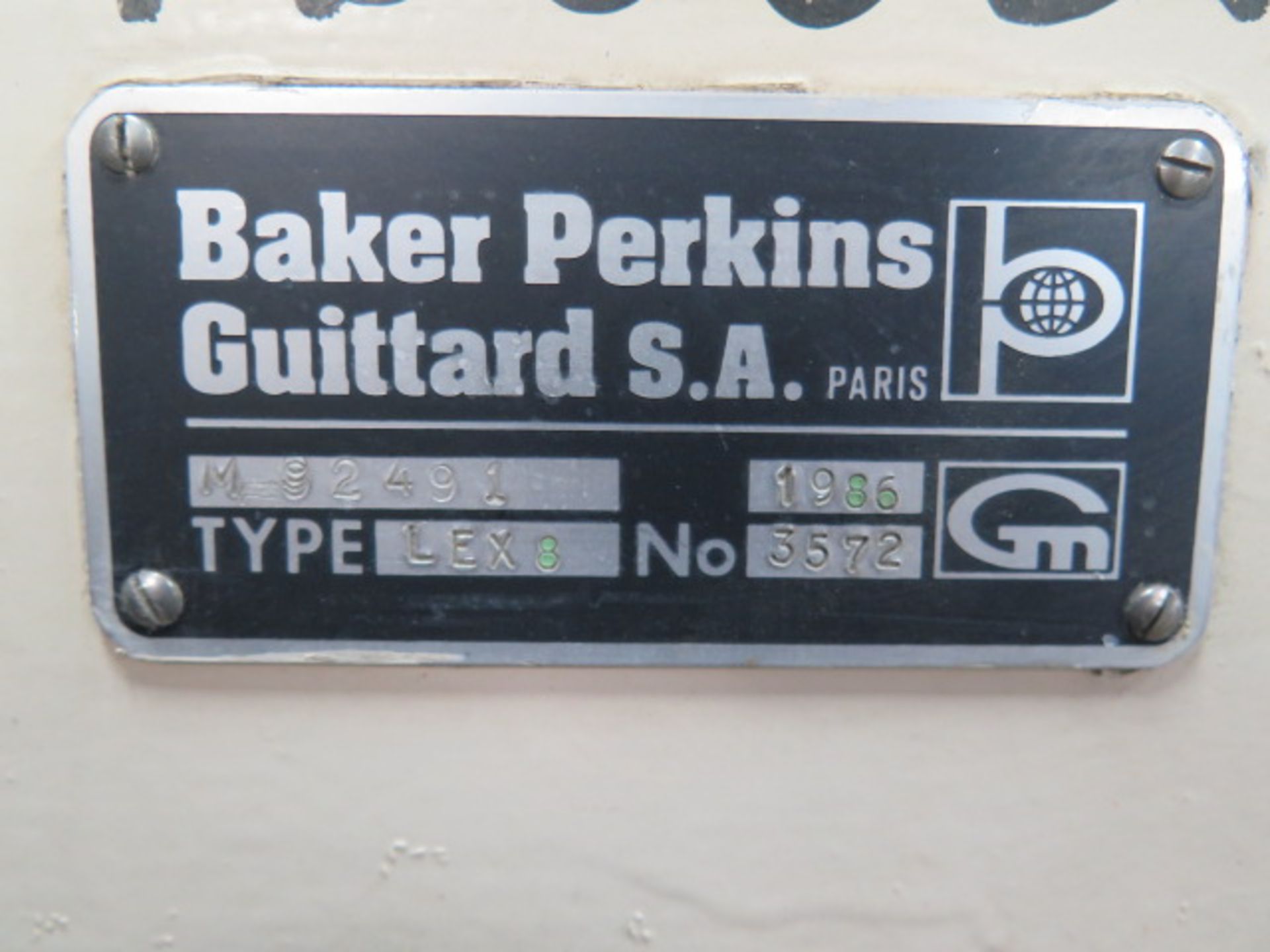 Barker Perkins LEX8 Mixer Extruder s/n 3572 (SOLD AS-IS - NO WARRANTY) - Image 10 of 10