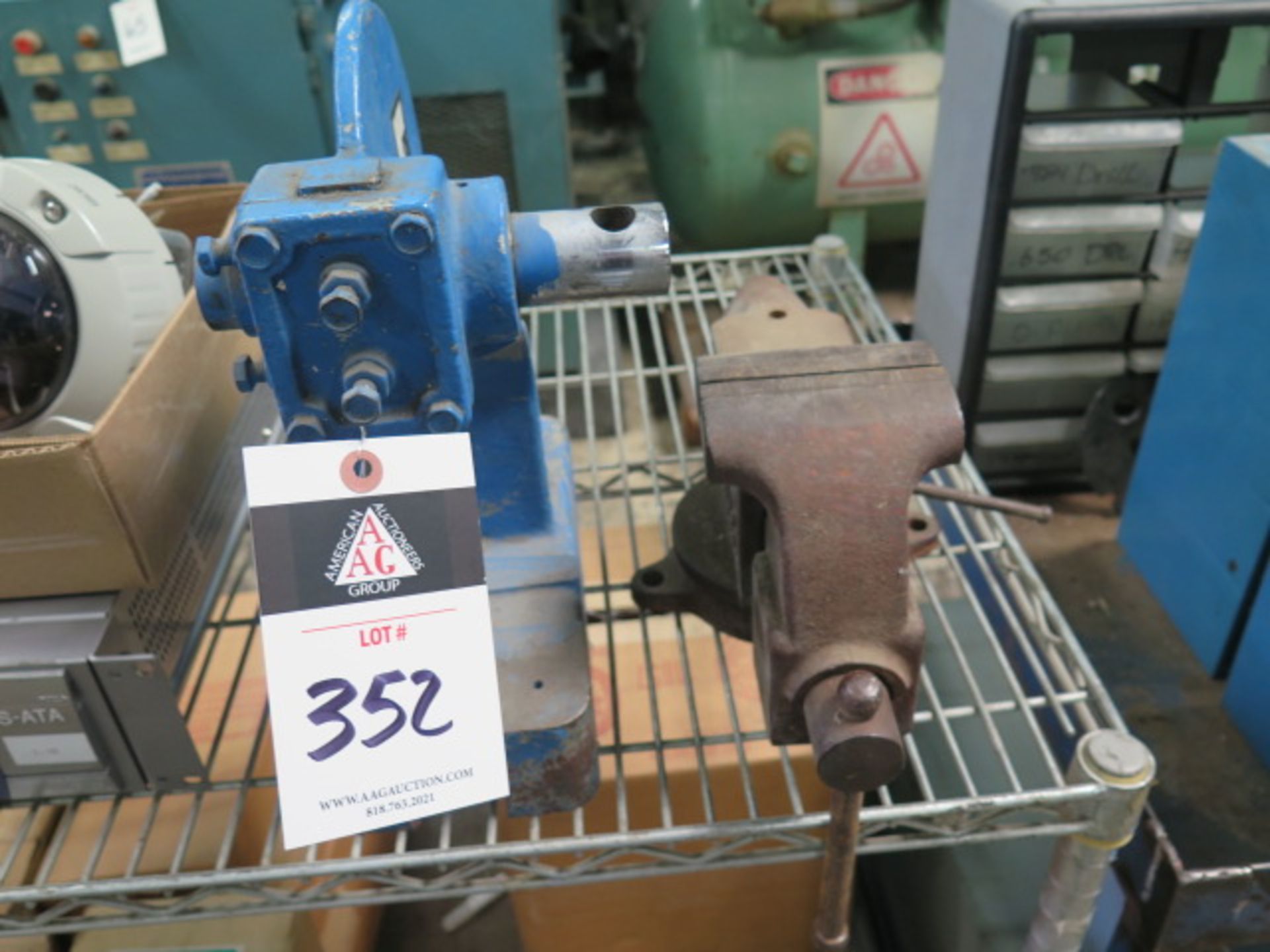 4" Bench Vise and Arbor Press (SOLD AS-IS - NO WARRANTY)