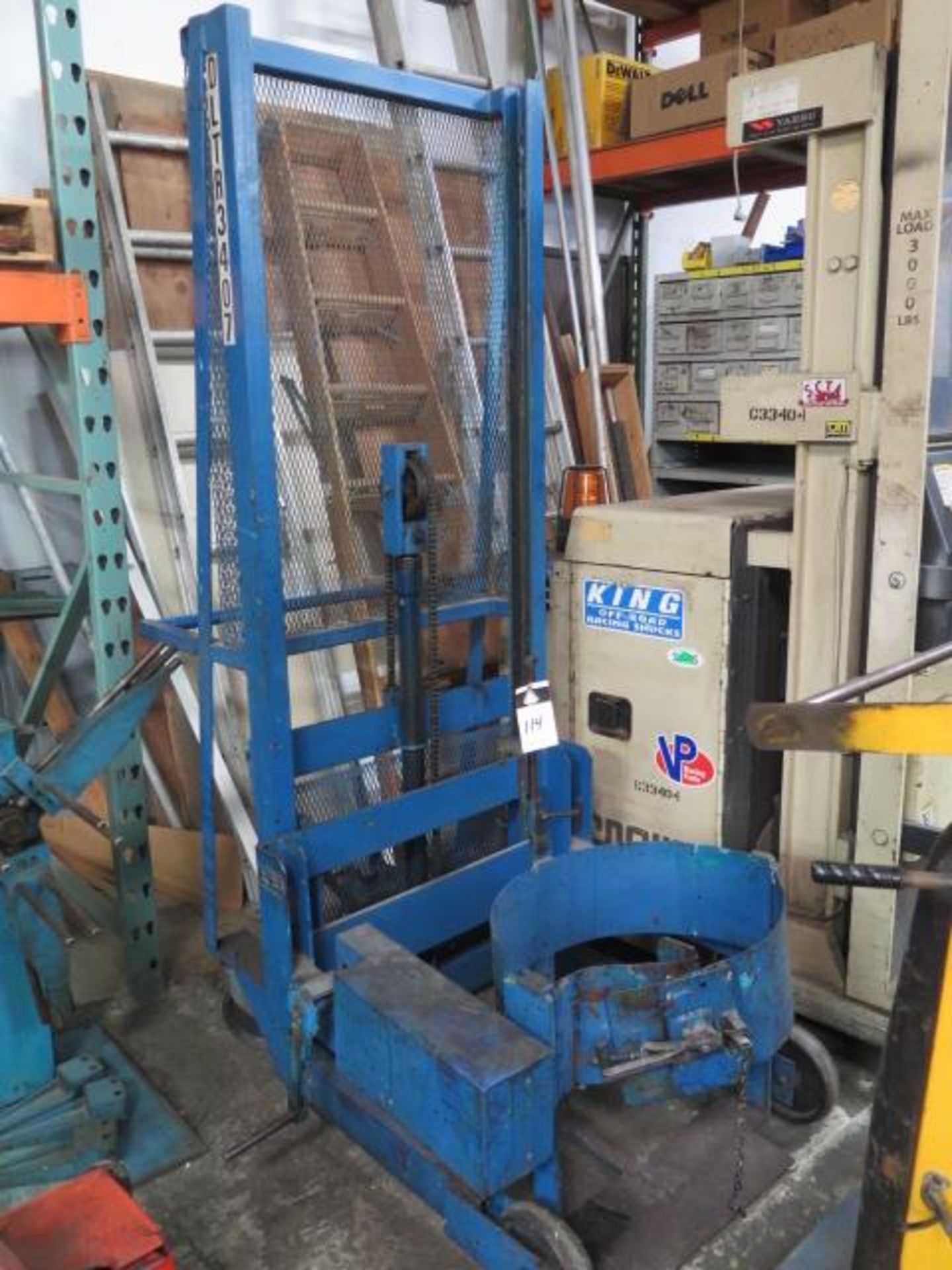 Morse mdl. 400S Hydraulic Barrel Lift / Turner (SOLD AS-IS - NO WARRANTY)