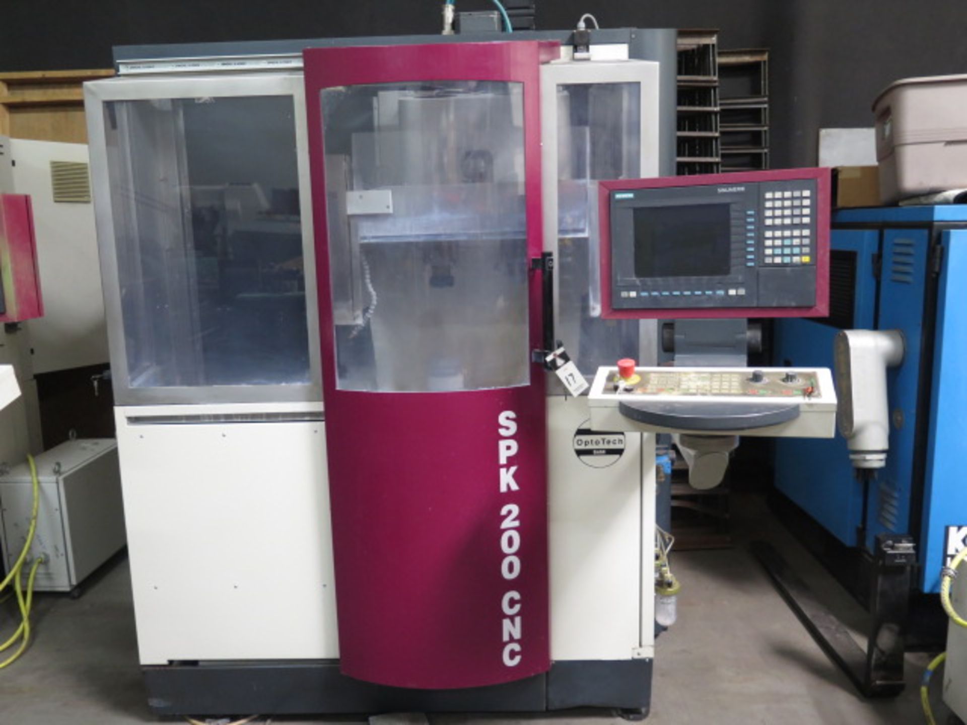 1999 OptoTech SPK200 CNC-D CNC Lens Polishing Machine w/ Siemens Sinumerik Control, SOLD AS IS