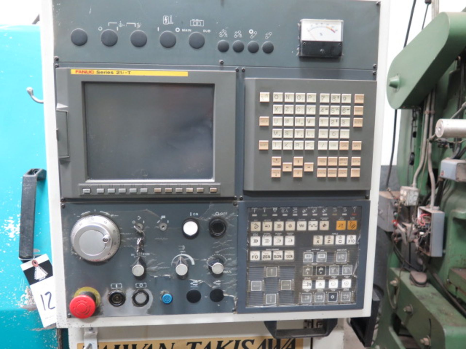 2001 Takisawa EX-106 CNC Cross Slide Lathe s/n CB08E60284 w/ Fanuc Series 21i-T, SOLD AS IS - Image 8 of 11