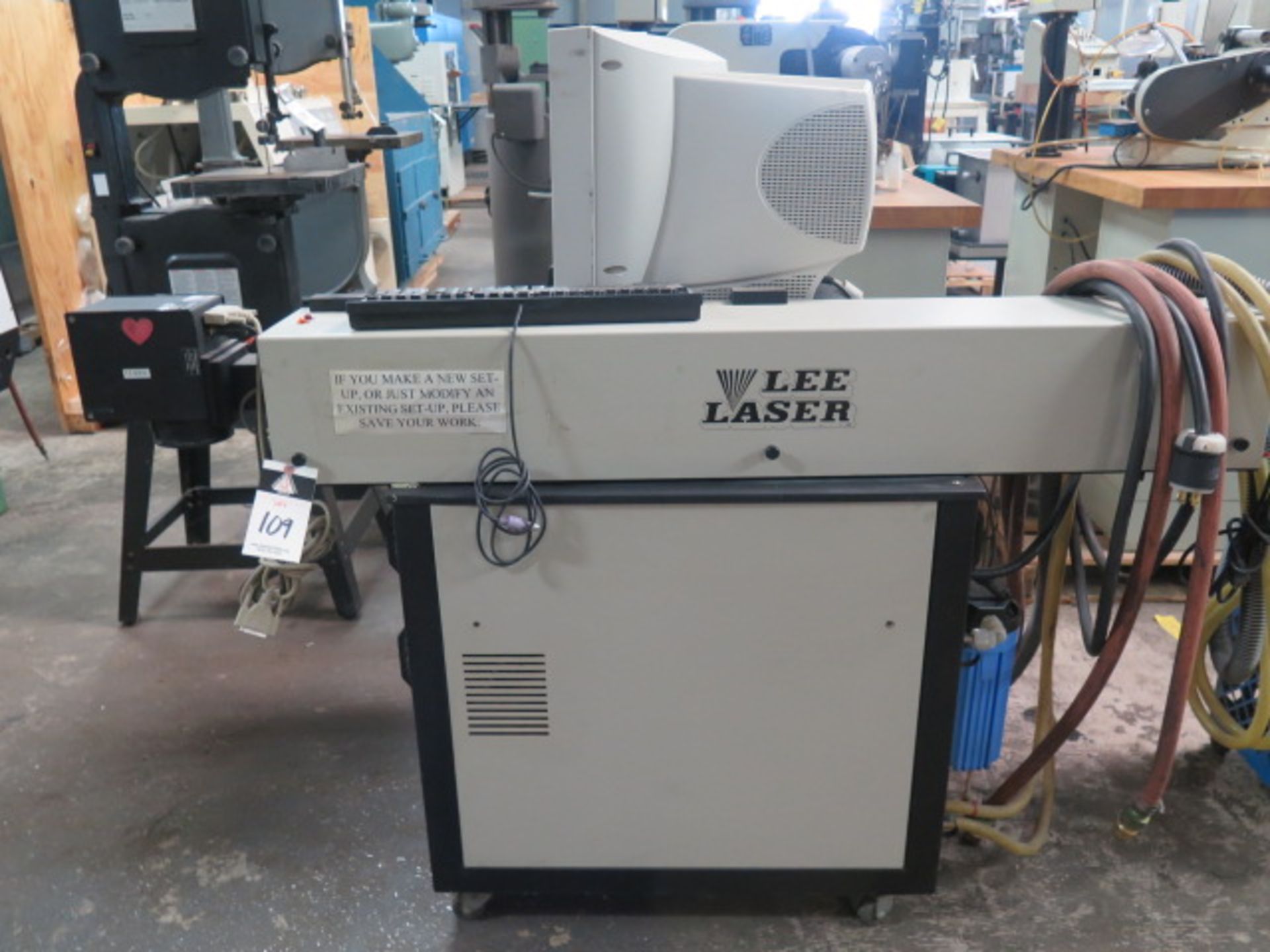 Jimani Inc / Lee Laser 100 Watt Basic Nd:YAG Laser Marking System s/n 2004013, SOLD AS IS