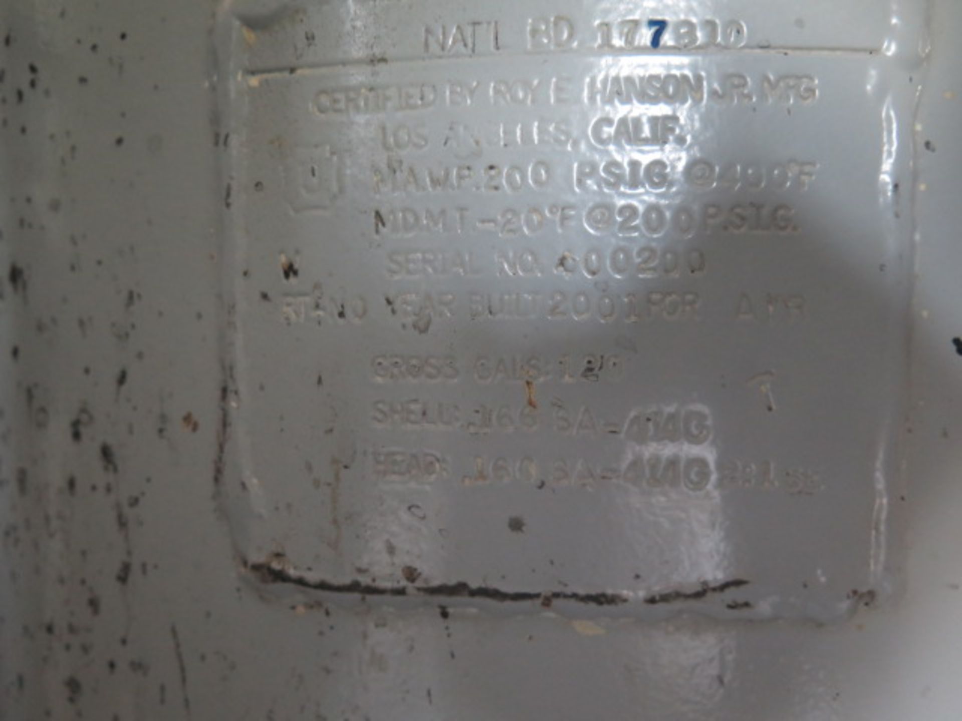 120 Gallon Receiver Air Tank (SOLD AS-IS - NO WARRANTY) - Image 6 of 6