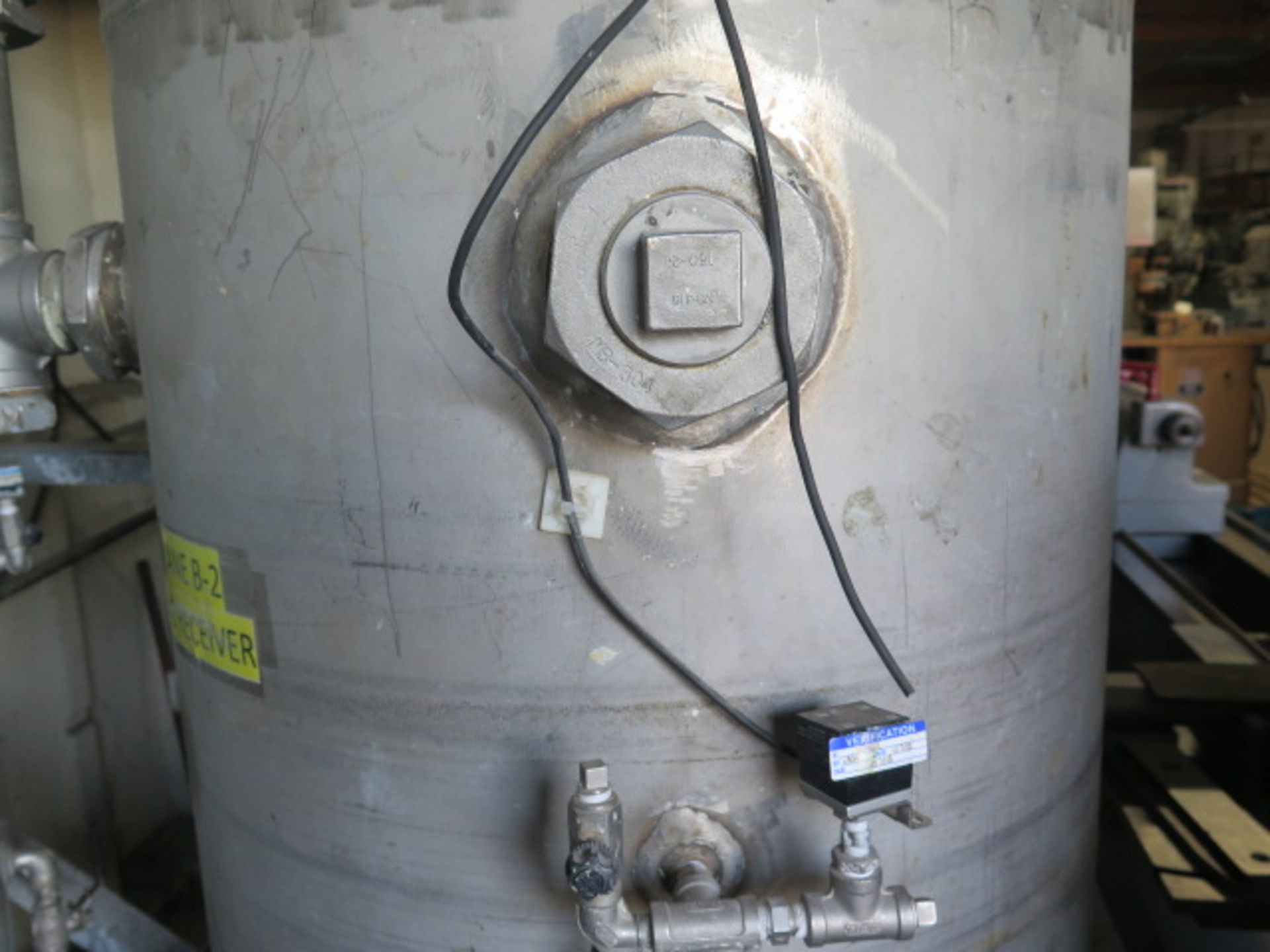 Stainless Steel 120 Gallon Receiver Air Tank (SOLD AS-IS - NO WARRANTY) - Image 4 of 6
