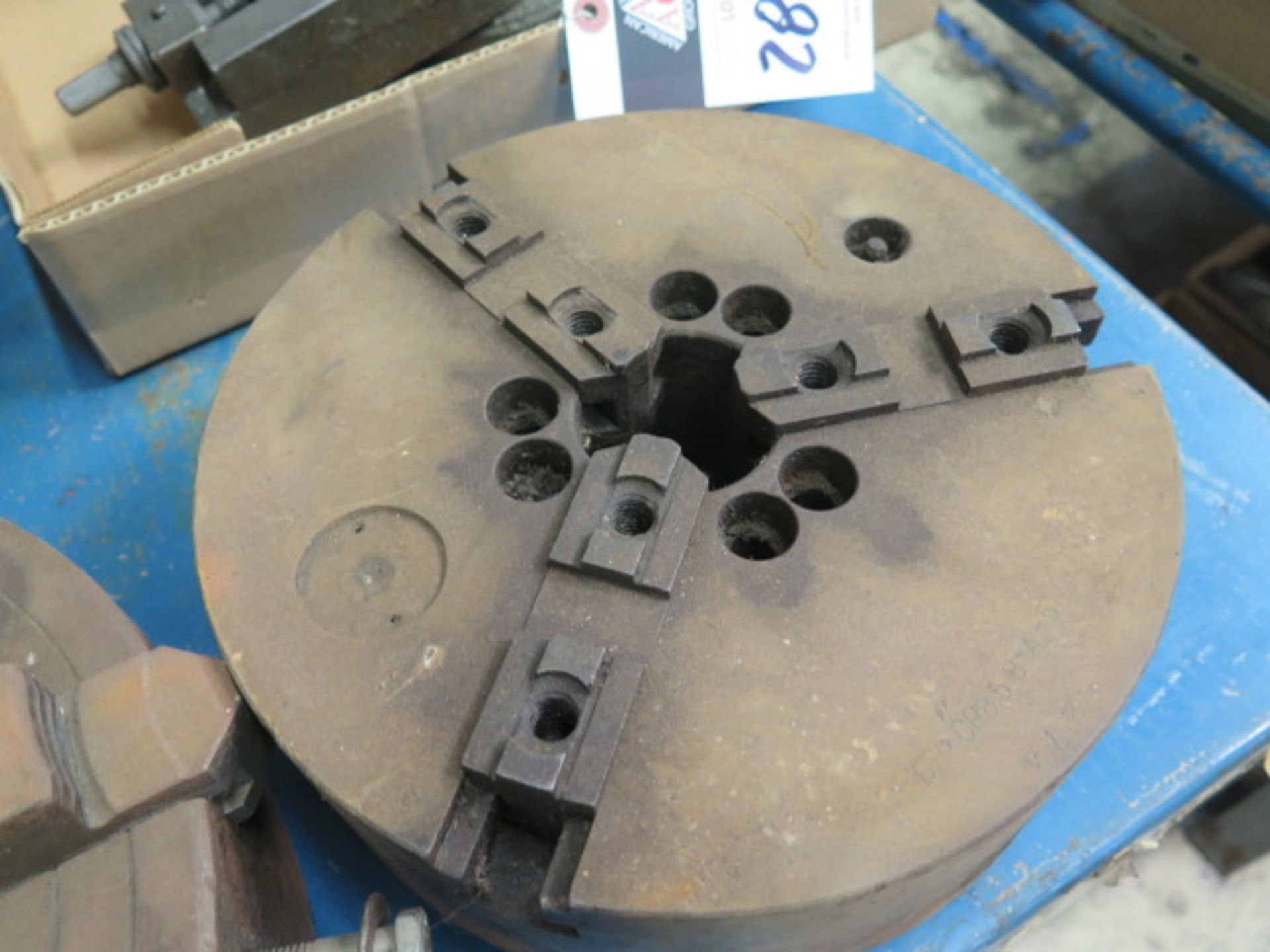 Cross Slide Table, 12" 4-Jaw Chjuck and 10" 3-Jaw Chuck (SOLD AS-IS - NO WARRANTY) - Image 2 of 5