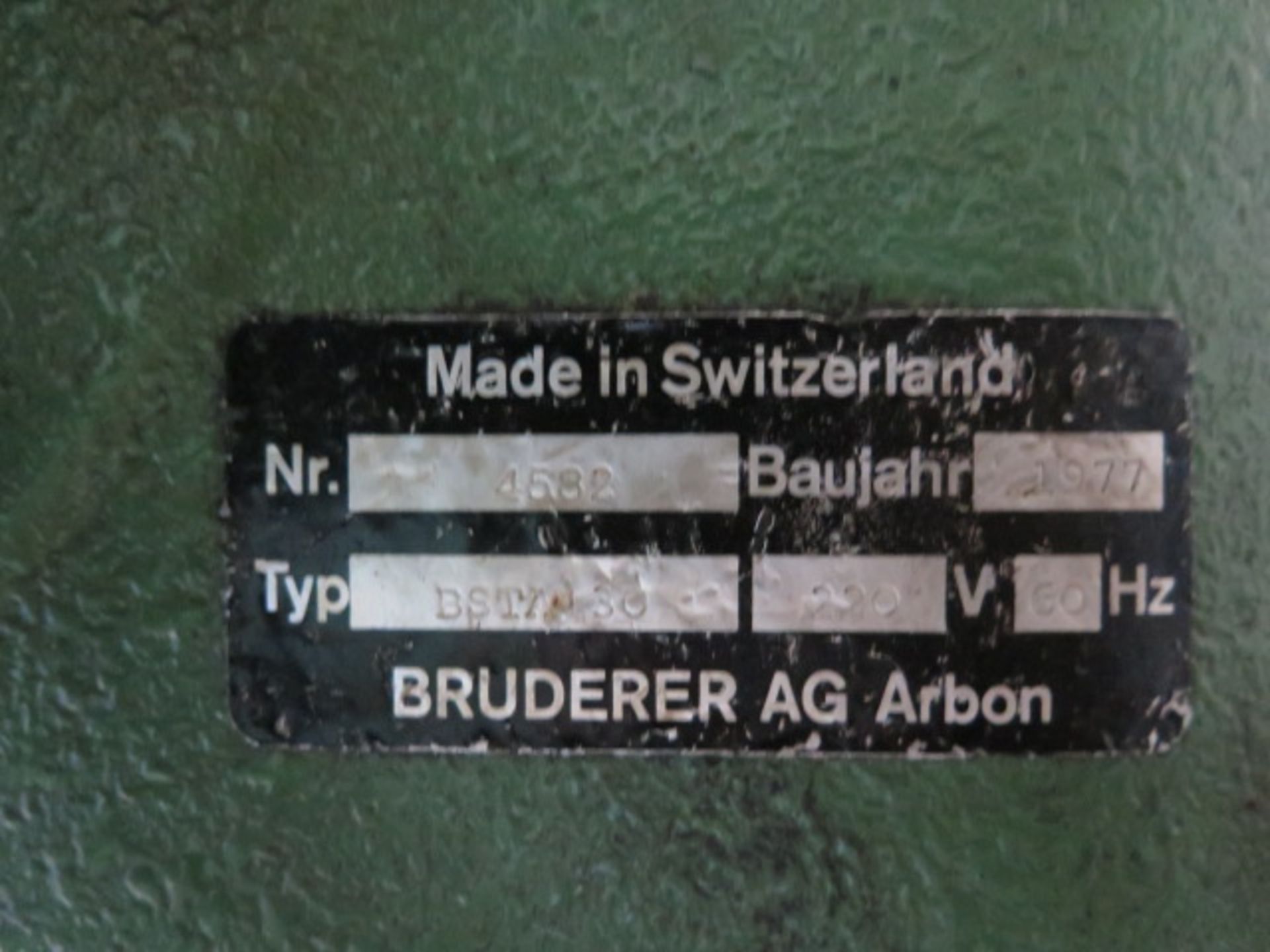 Bruderer BSTA30 33-Ton High Speed Stamping Press w/ Bruderer Controls, SOLD AS IS AND NO WARRANTY - Image 13 of 13