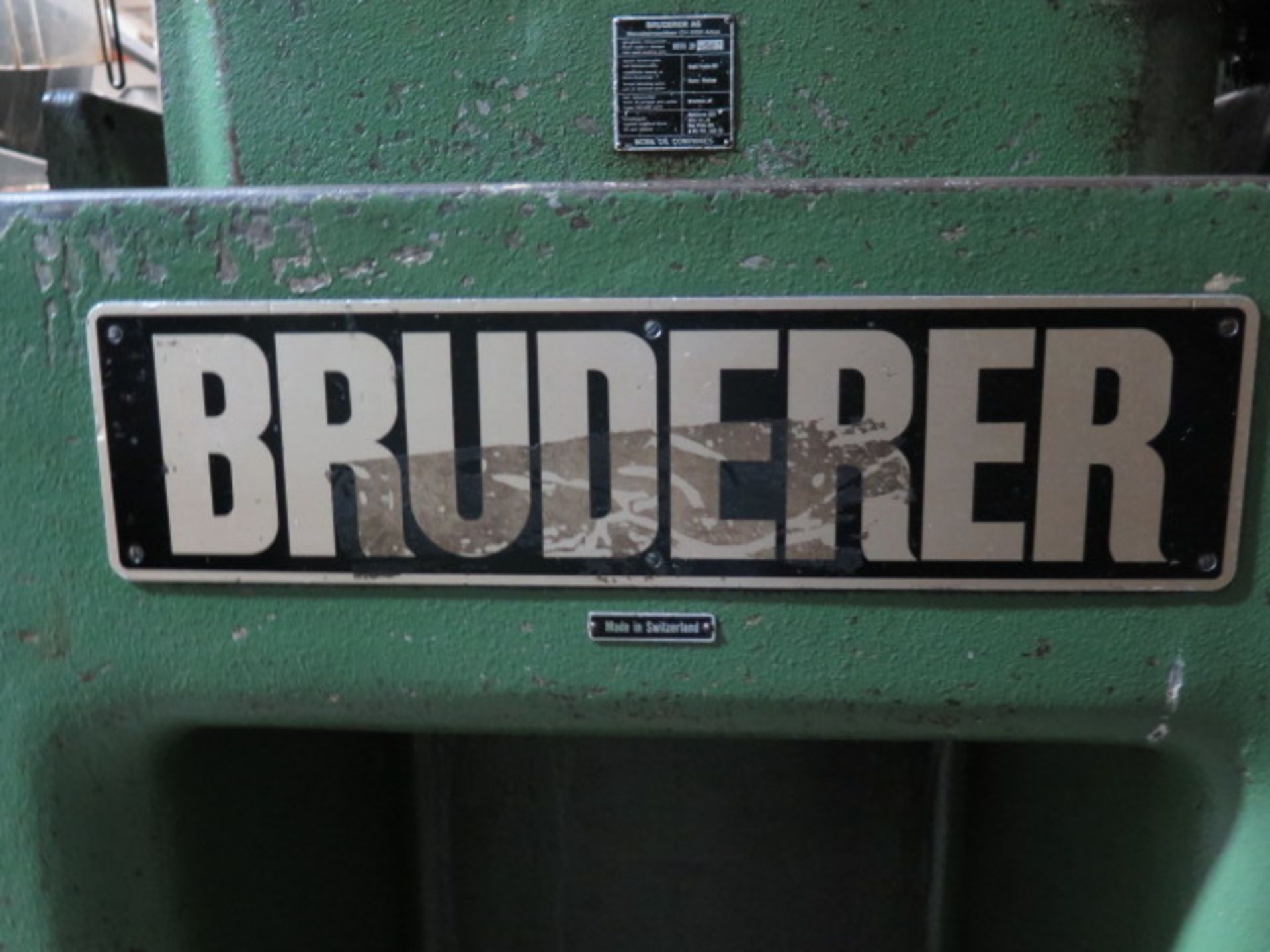 Bruderer BSTA30 33-Ton High Speed Stamping Press w/ Bruderer Controls, SOLD AS IS AND NO WARRANTY - Image 12 of 13