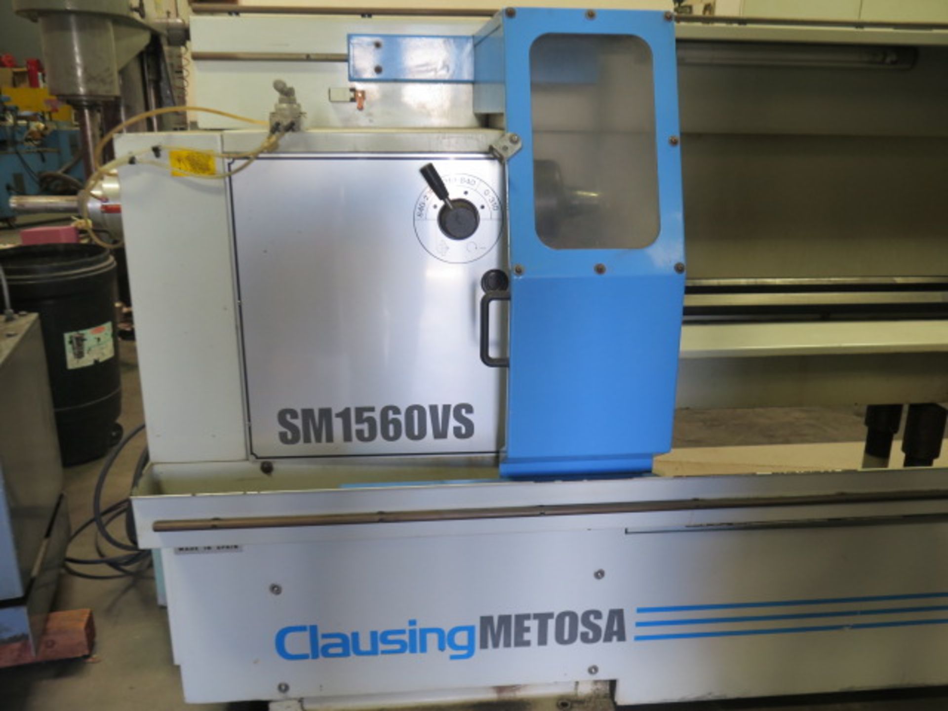 2001 Clausing Metosa SM1560VS 15” x 60” “Smart Lathe” Soft CNC Gap Bed lathe, SOLD AS IS - Image 5 of 14