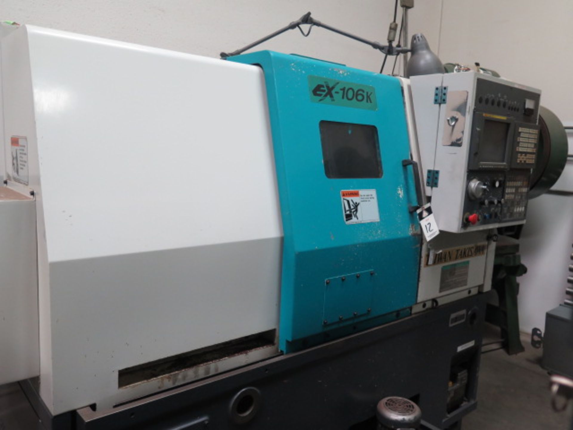 2001 Takisawa EX-106 CNC Cross Slide Lathe s/n CB08E60284 w/ Fanuc Series 21i-T, SOLD AS IS - Image 2 of 11