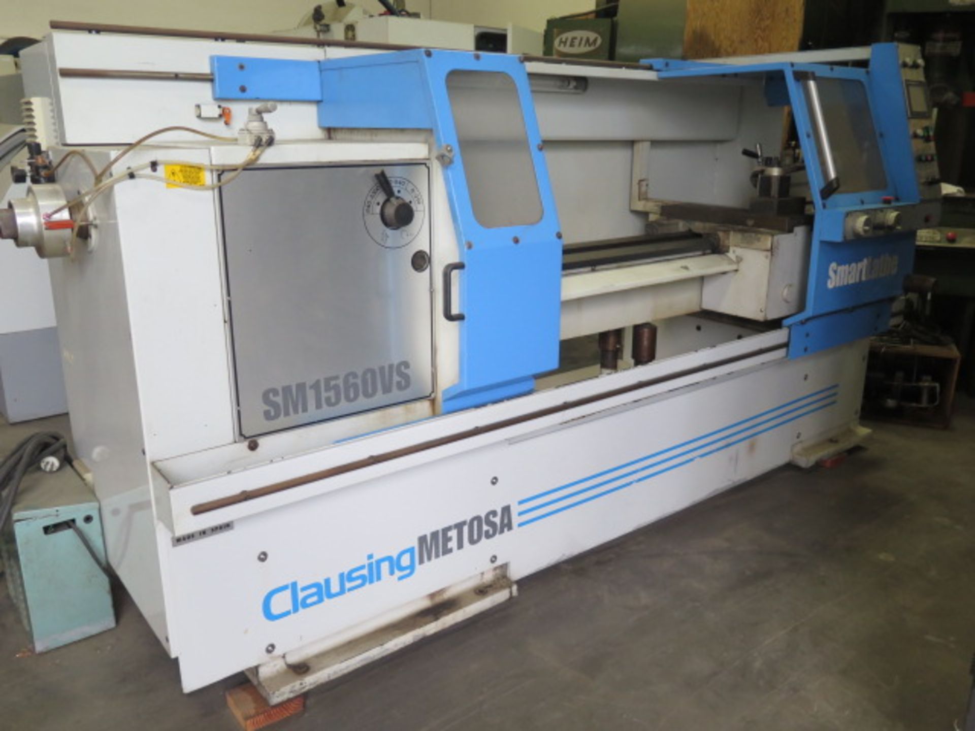 2001 Clausing Metosa SM1560VS 15” x 60” “Smart Lathe” Soft CNC Gap Bed lathe, SOLD AS IS - Image 2 of 14