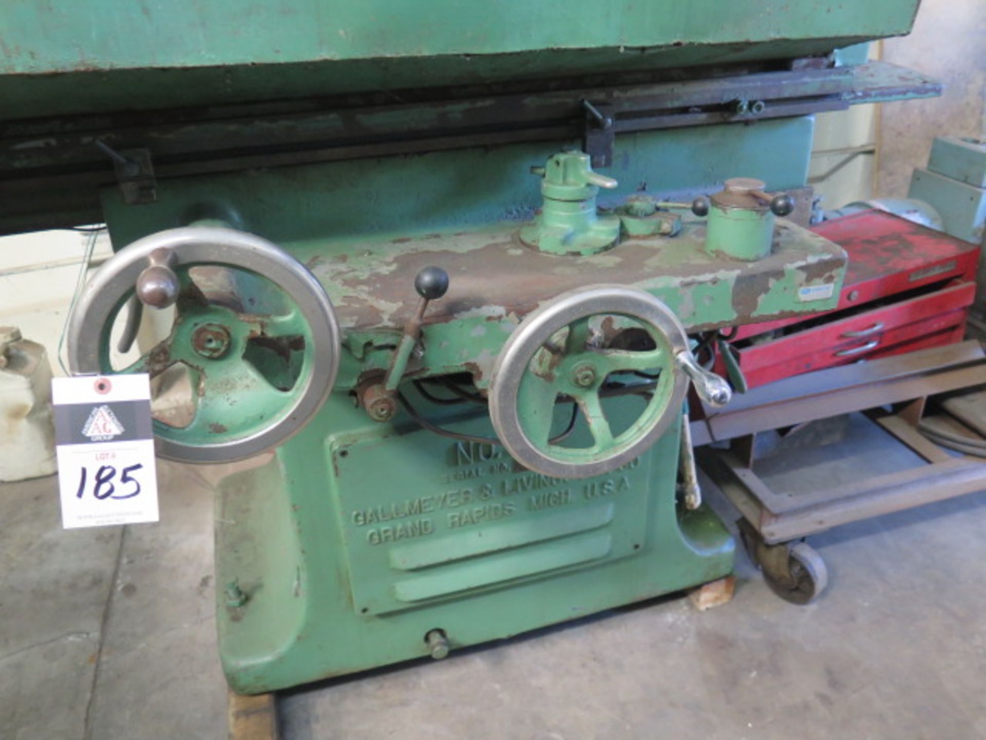 Gallmeyer & Livingston No. 36 10” x 24” Automatic Surface Grinder w/ Electromag Chuck, SOLD AS IS - Image 3 of 8