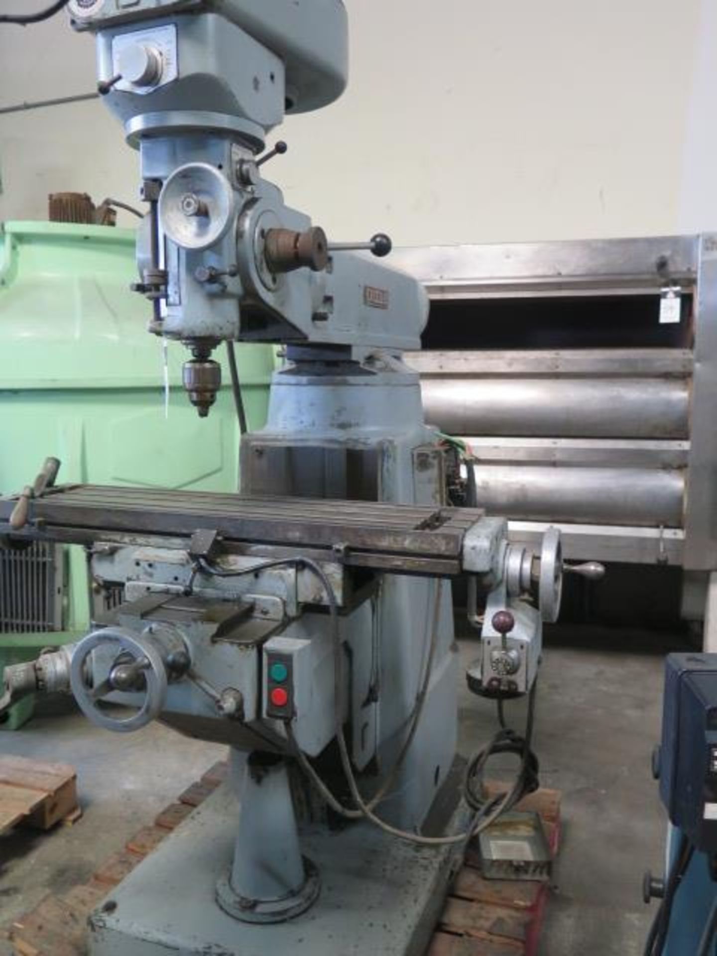 Ex-Cell-O Vertical Mill w/ 100-3800 Dial Change RPM, R8 SpdL, Power Feed, 9” x 36” Table, SOLD AS IS - Image 2 of 7