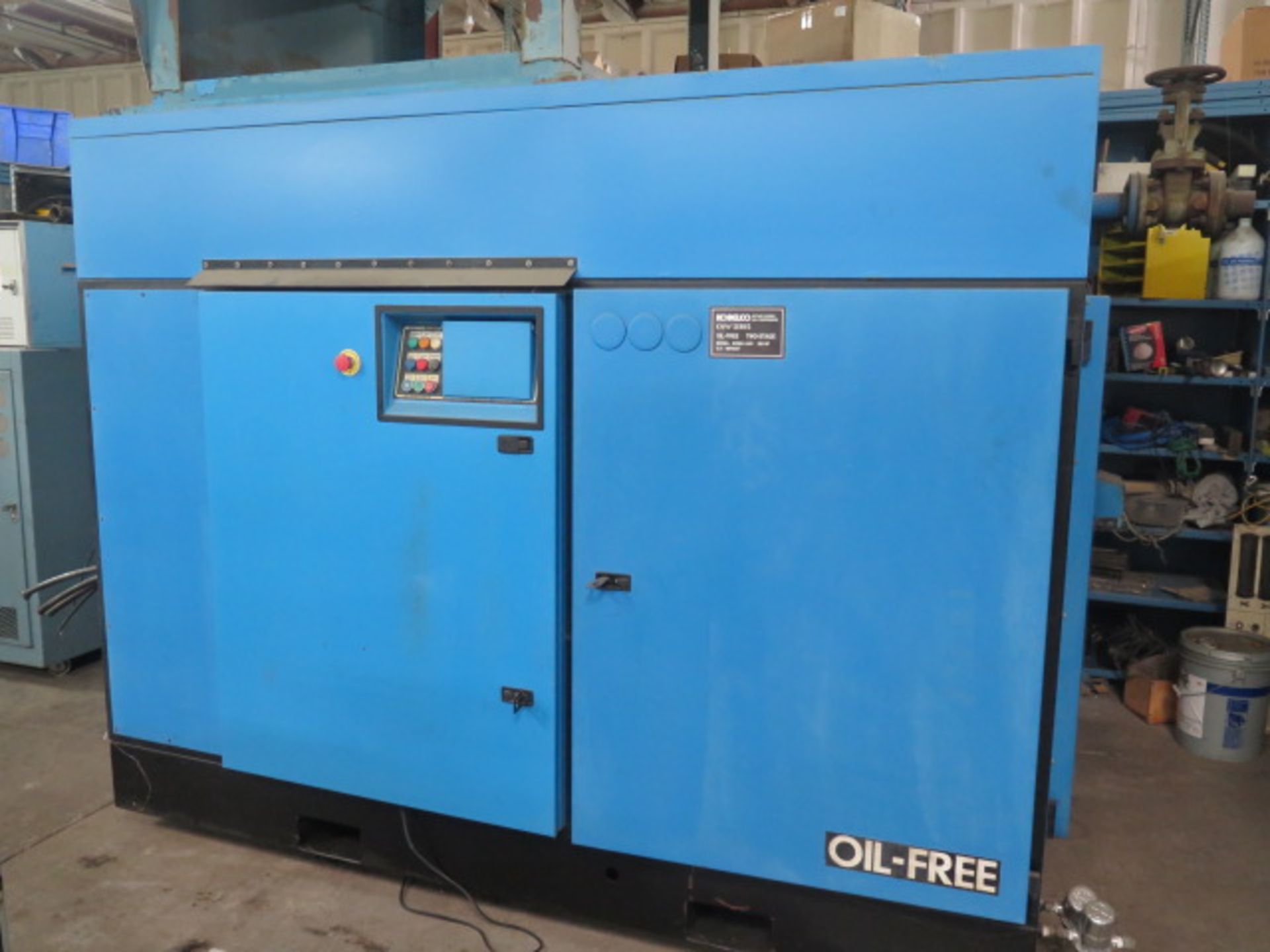 Kobelco KNWA1-G/H 250Hp Rotary Air Compressor s/n 98H0537 w/ PLC Controls SOLD AS-IS - Image 2 of 10