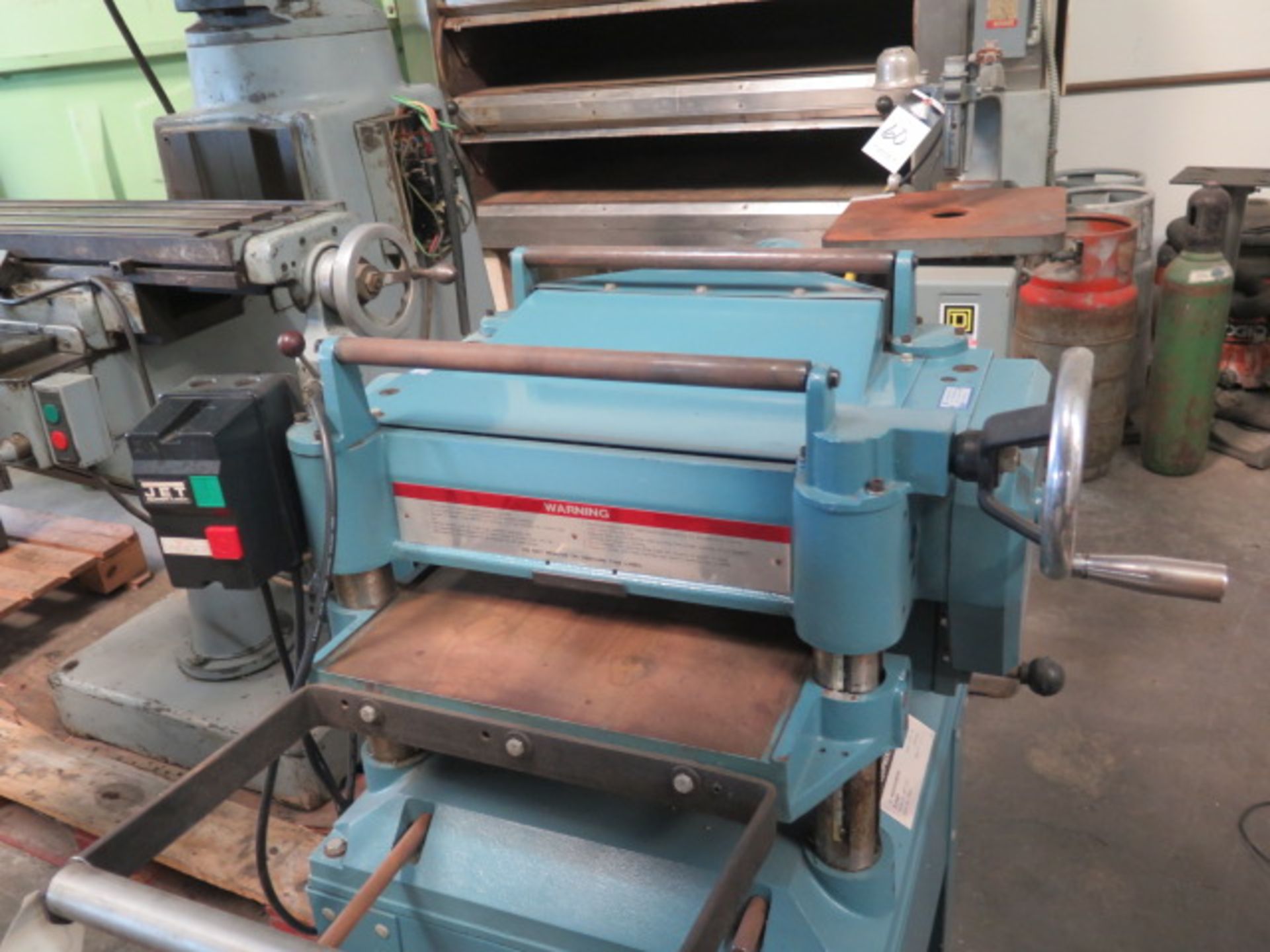 Jet JWP-15HO 15” Wood Planer w/ Rolling Stand (SOLD AS-IS - NO WARRANTY) - Image 3 of 8