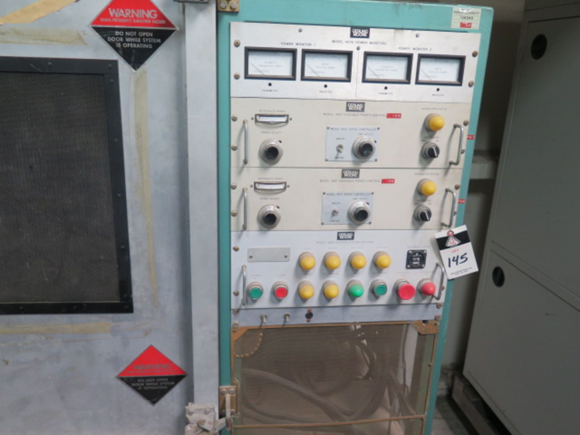 Gerling Moore Radio Frequency / Microwave Chamber w/ Controls (SOLD AS-IS - NO WARRANTY) - Image 3 of 7