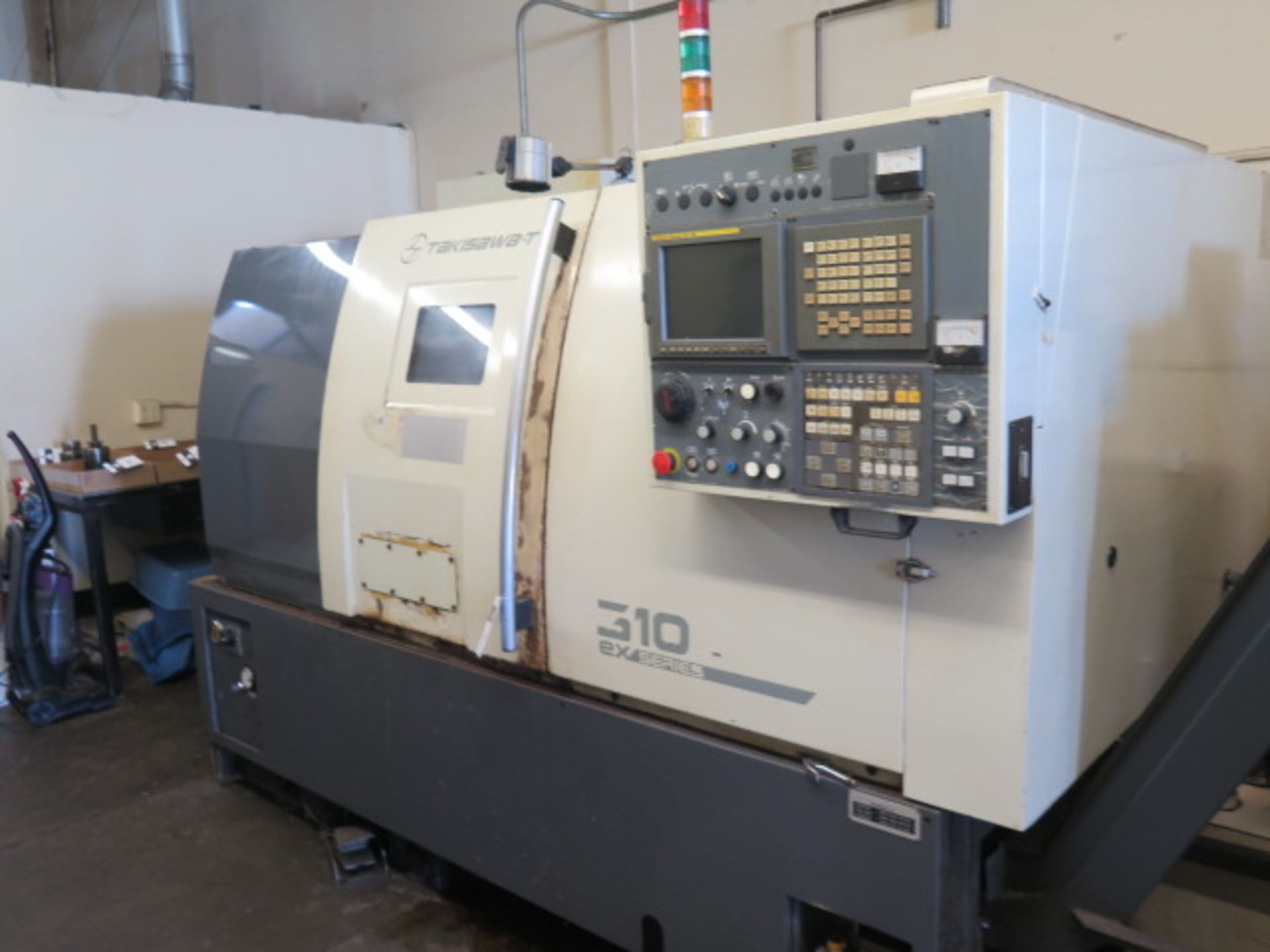 Takisawa-T EX-310 Live Turret CNC Turning Center s/n CW07E40035 w/ Fanuc Series 21i-TB, (SOLD AS IS) - Image 2 of 20