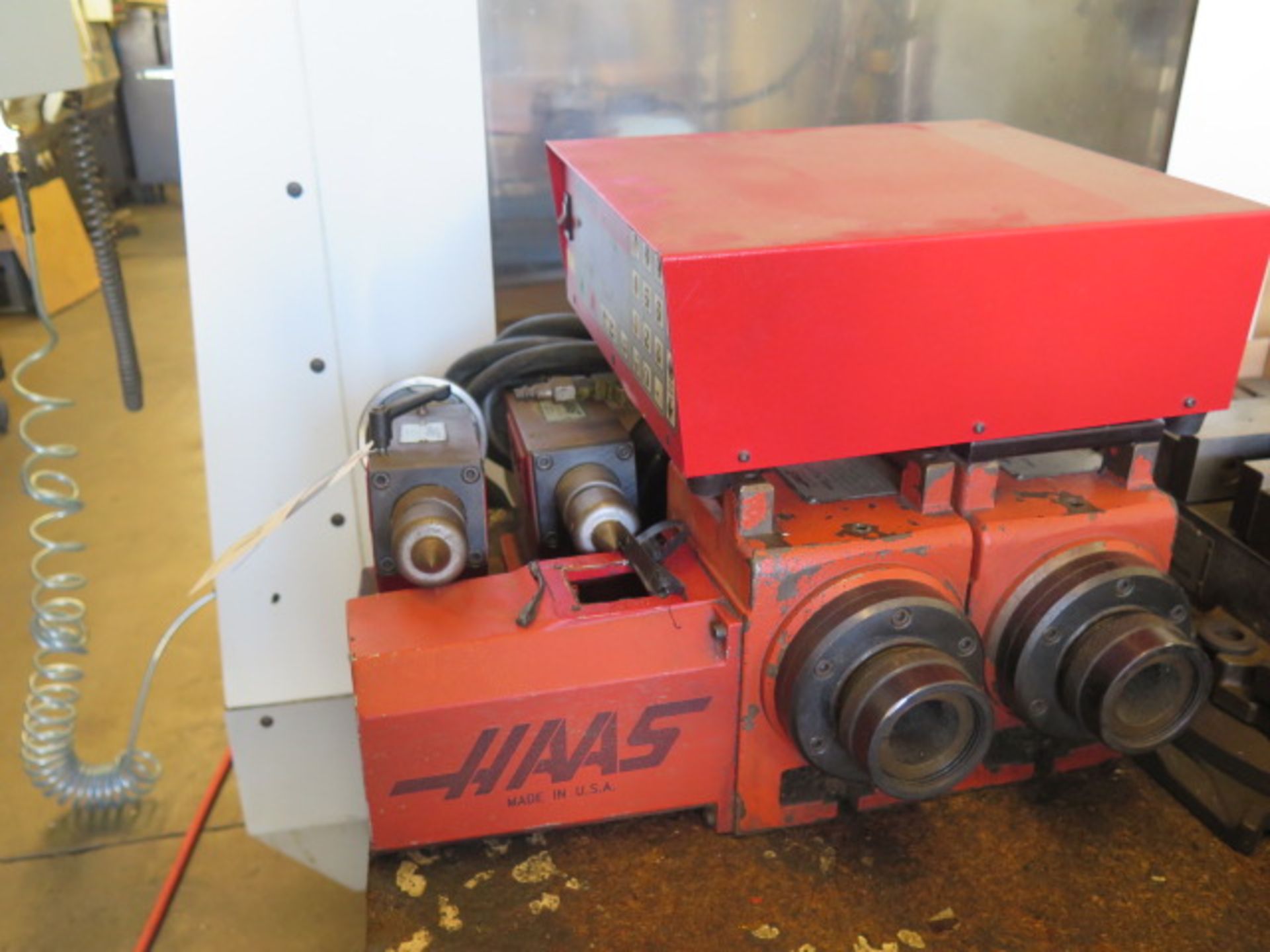 Haas HA5C2 2-Head 4th Axis 5C Rotary Index w/ Haas Servo Controller & (2) Mill Centers (SOLD AS IS)
