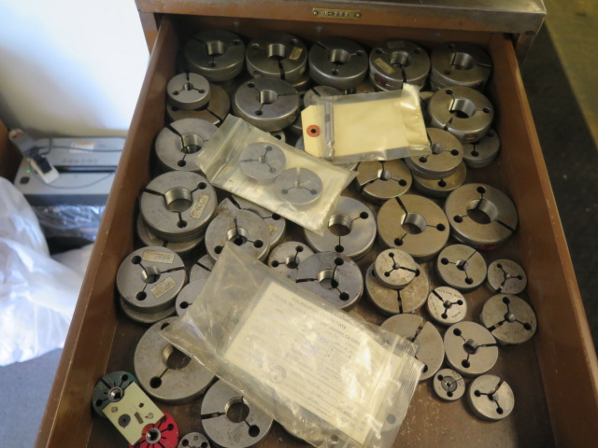 Large Quantity of Thread Ring and Plug Gages – Standard, Metric and Double Lead w/ Cabinet (SOLD - Image 2 of 9