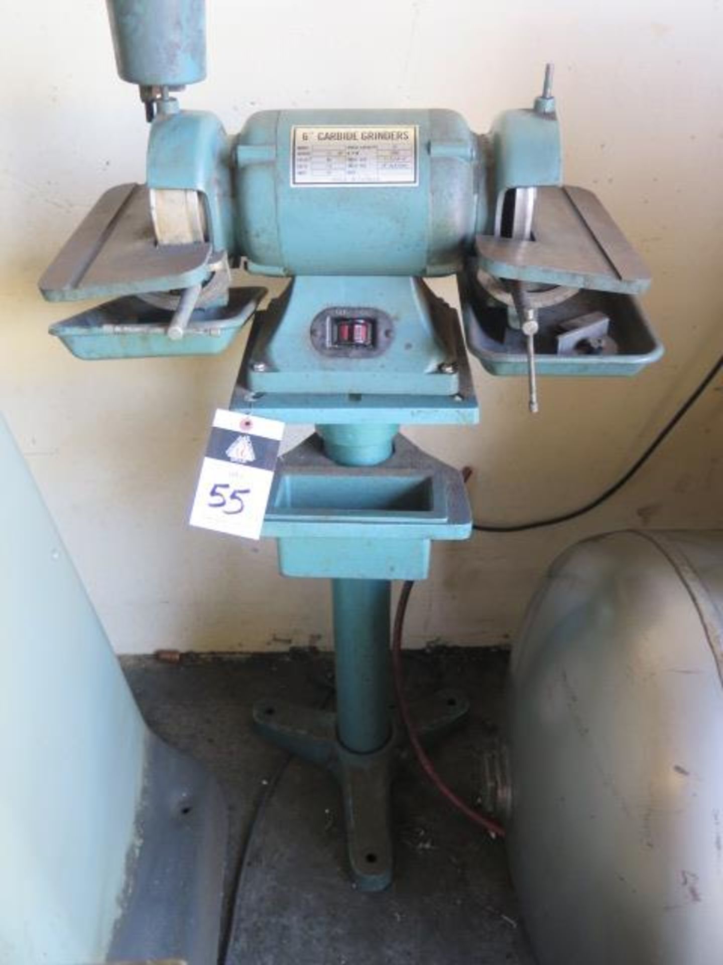 Import Pedestal Carbide Tool Grinder (SOLD AS-IS - NO WARRANTY)