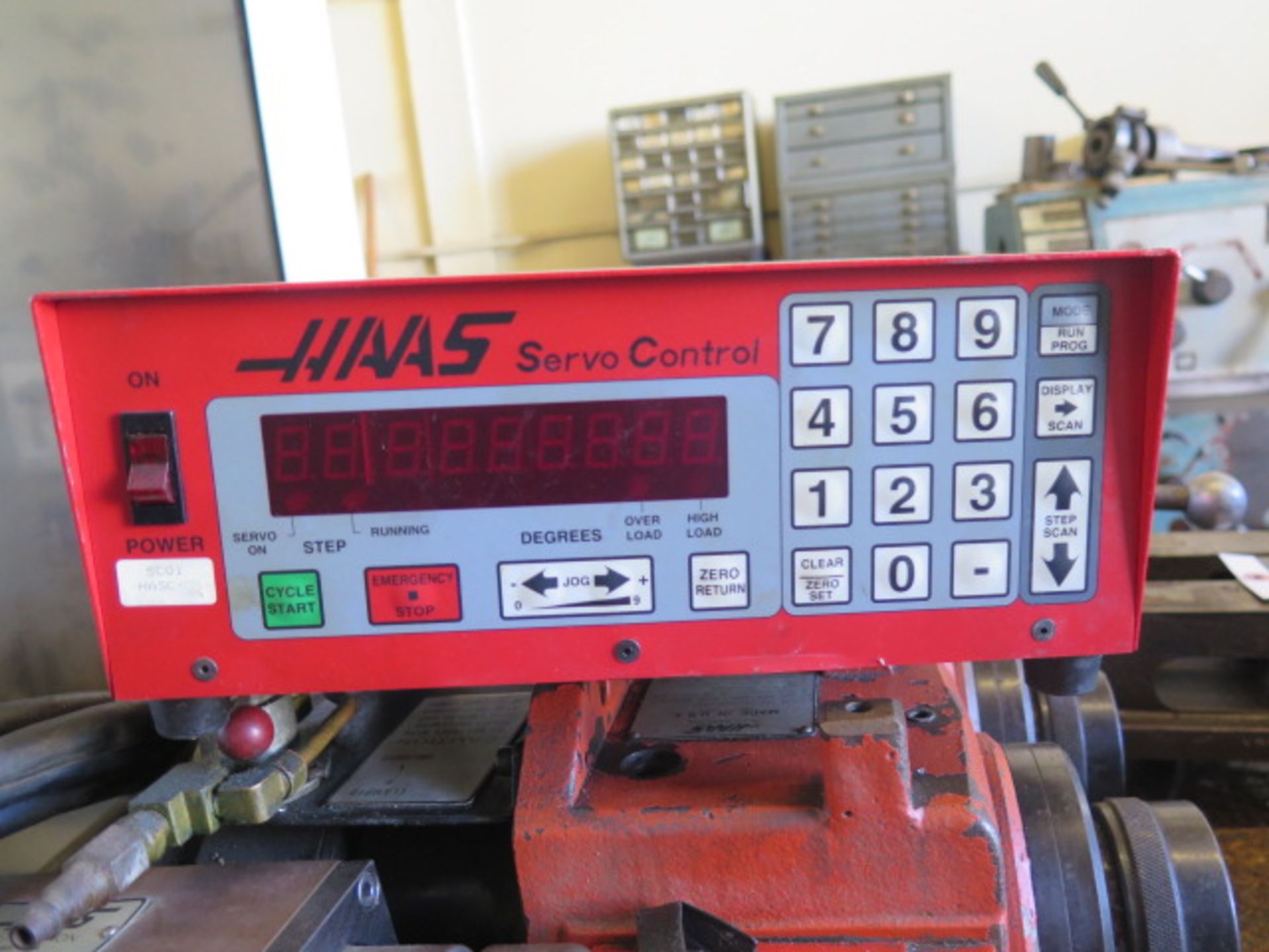 Haas HA5C2 2-Head 4th Axis 5C Rotary Index w/ Haas Servo Controller & (2) Mill Centers (SOLD AS IS) - Image 7 of 9