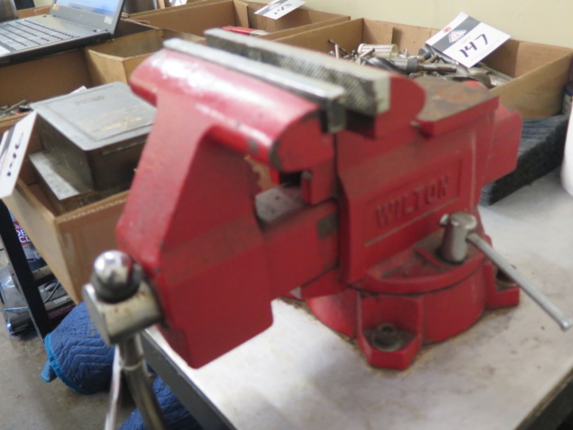 Wilton 6 1/2" Bench Vise w/ Work Bench (SOLD AS-IS - NO WARRANTY) - Image 2 of 4