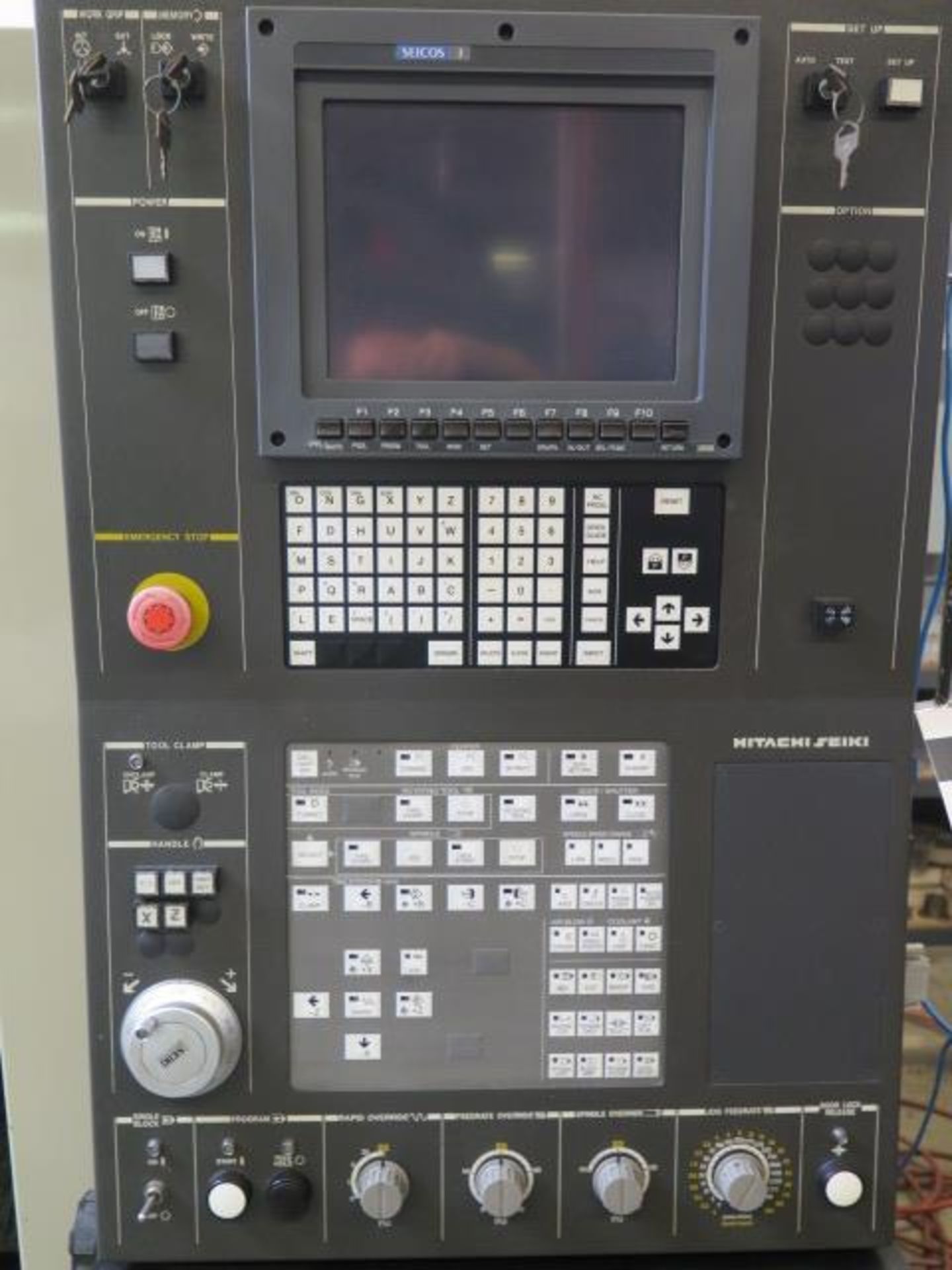 Hitachi Seiki Hitec-Turn 20J CNC Turning Center s/n HTJ3851HL w/ Seicos J Controls, SOLD AS IS - Image 12 of 16