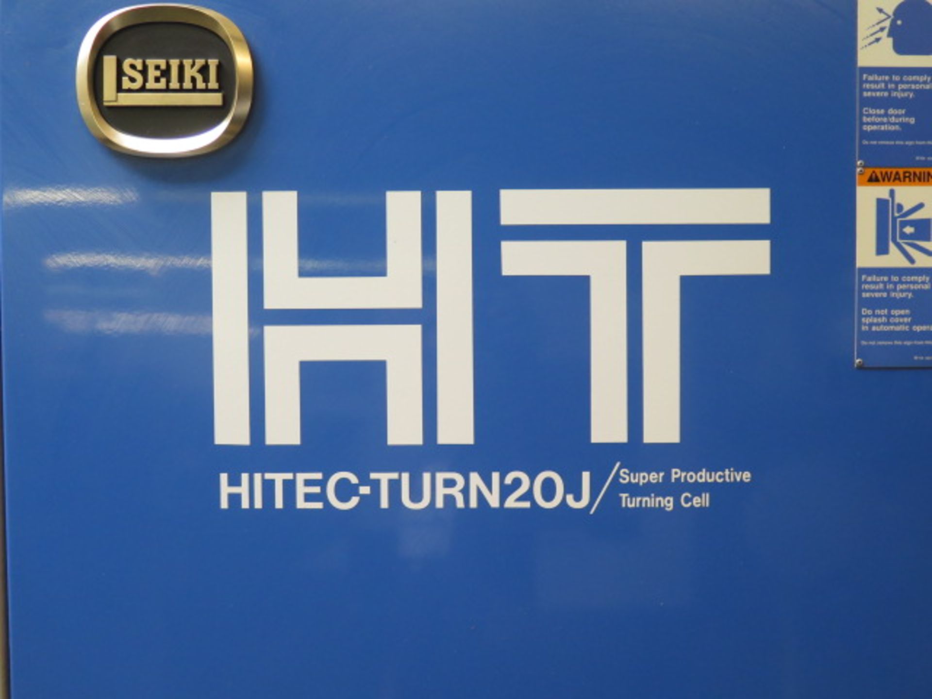 Hitachi Seiki Hitec-Turn 20J CNC Turning Center s/n HTJ3851HL w/ Seicos J Controls, SOLD AS IS - Image 13 of 16