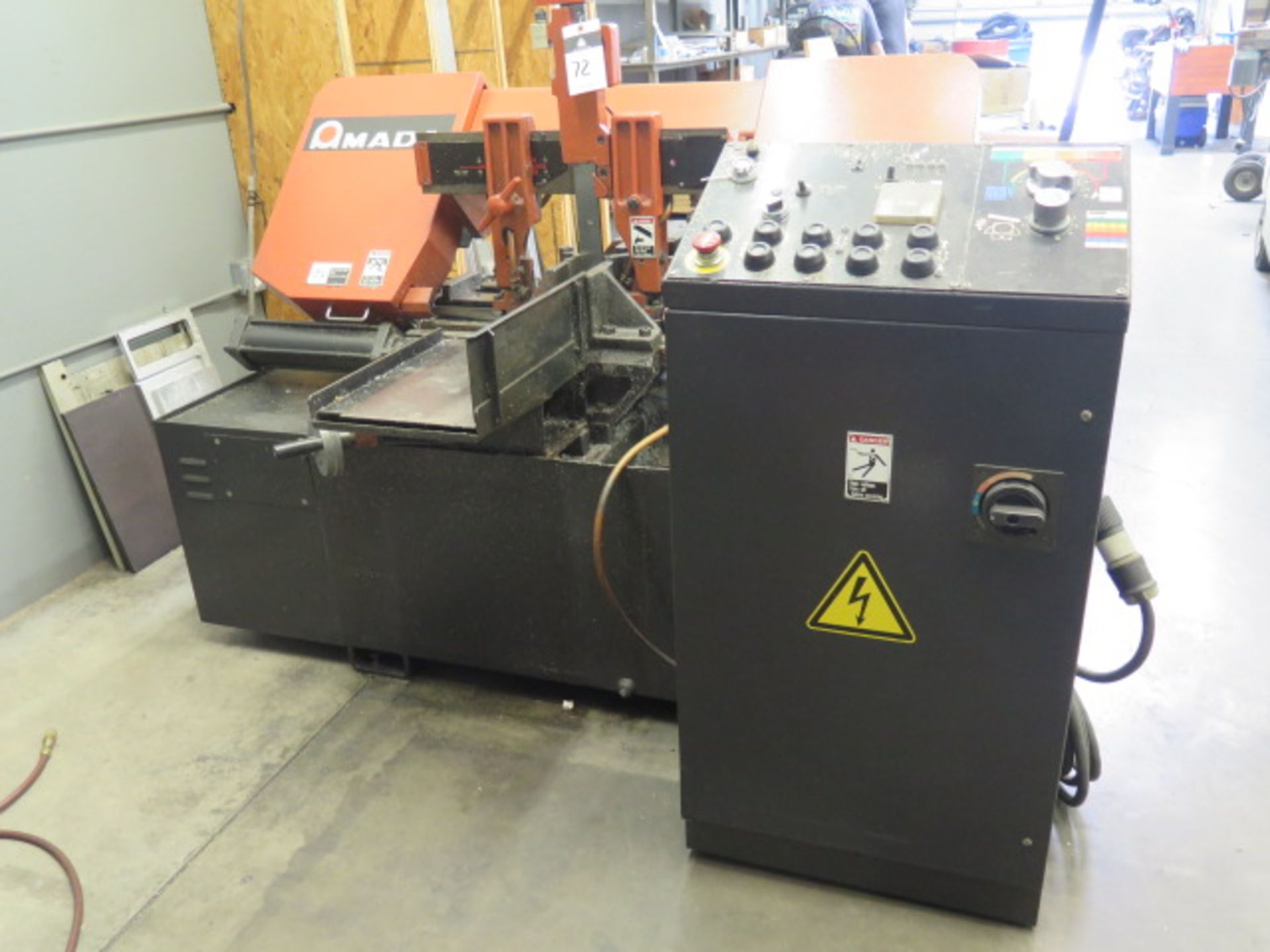 2000 Amada HA250W 10” Automatic Hyd Horizontal Band Saw s/n 25750077 w/ Amada Controls, SOLS AS IS - Image 2 of 14